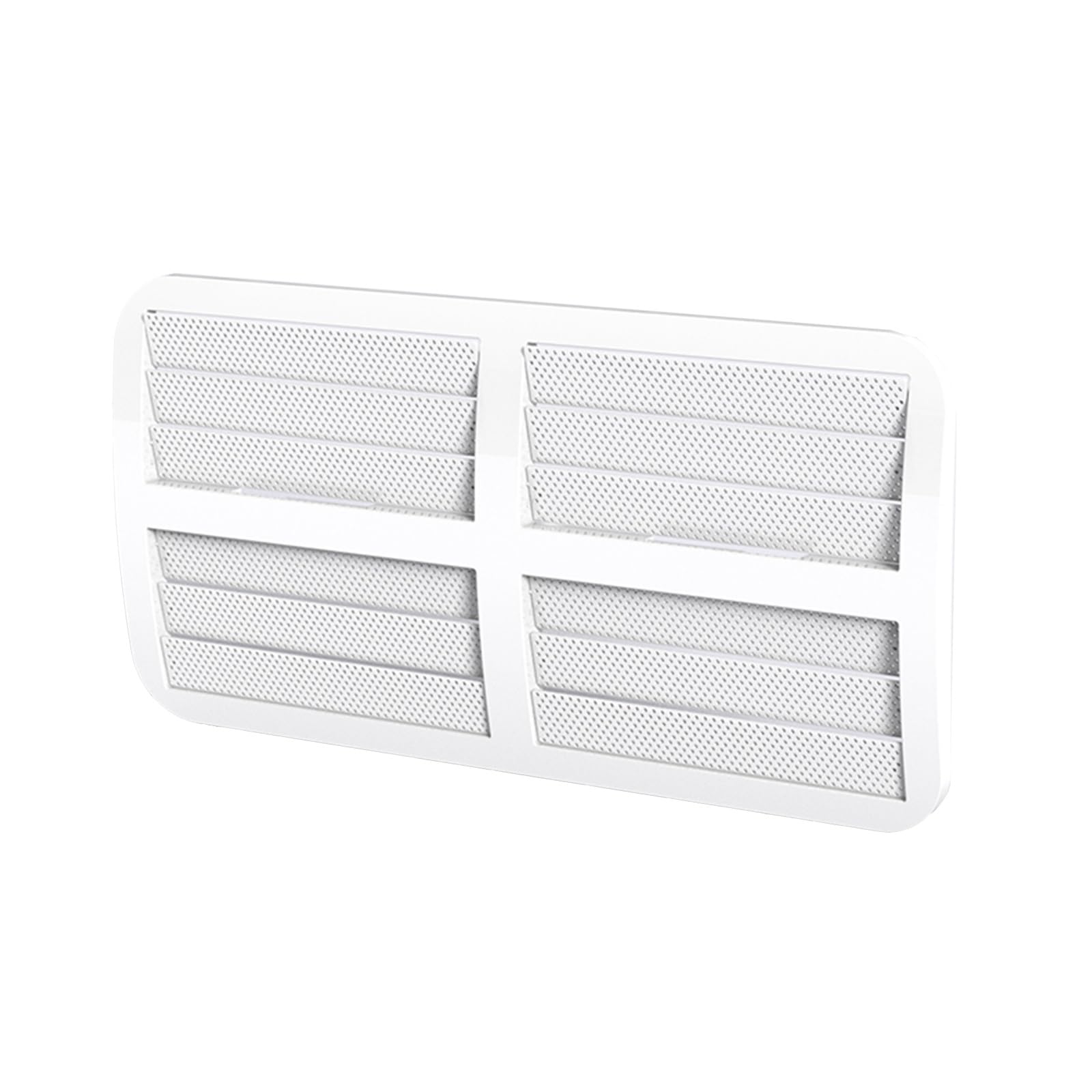 YGER JZGB Air Conditioning Vent Deflector, Window AC Deflector, ABS+PP Material, Adhesive Installation, Free Adjustment of Angle, Window Air Conditioner(60x20cm/24x8in)