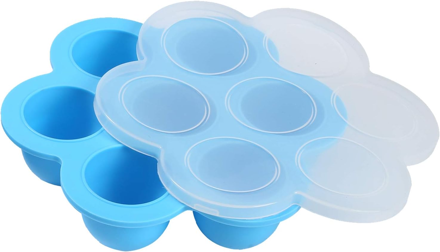 Egg Bites Mold for Instant Pot Accessories by ULEE - Compatible with Instant Pot 5,6,8 qt Pressure Cooker, Both the Tray and Lid Made of Silicone