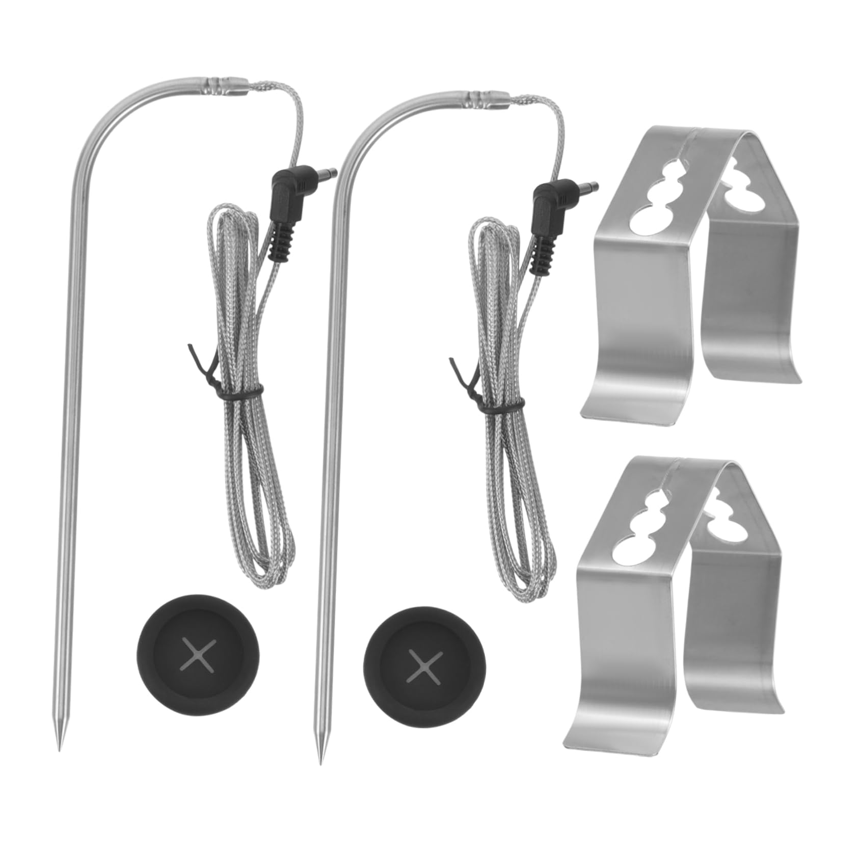 Toddmomy 3sets Termometro Per Bbq Con Probe Di Alta Precisione Sensore Di Temperatura Per Cottura Per Grigliate e Alimenti Caldi Accessorio Cucina Per Amanti Del Bbq