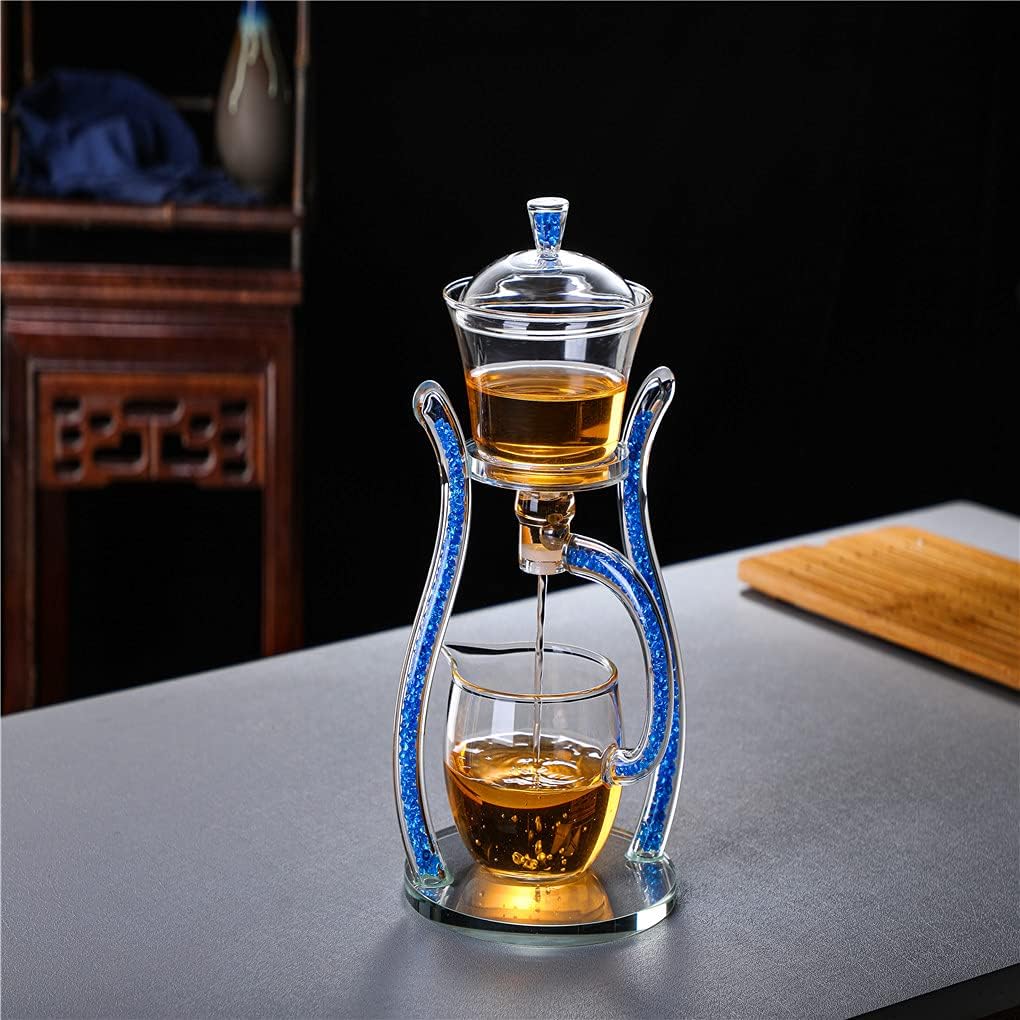Buy Aoheuo Lazy Kungfu Glass Tea Set Water Diversion Rotating