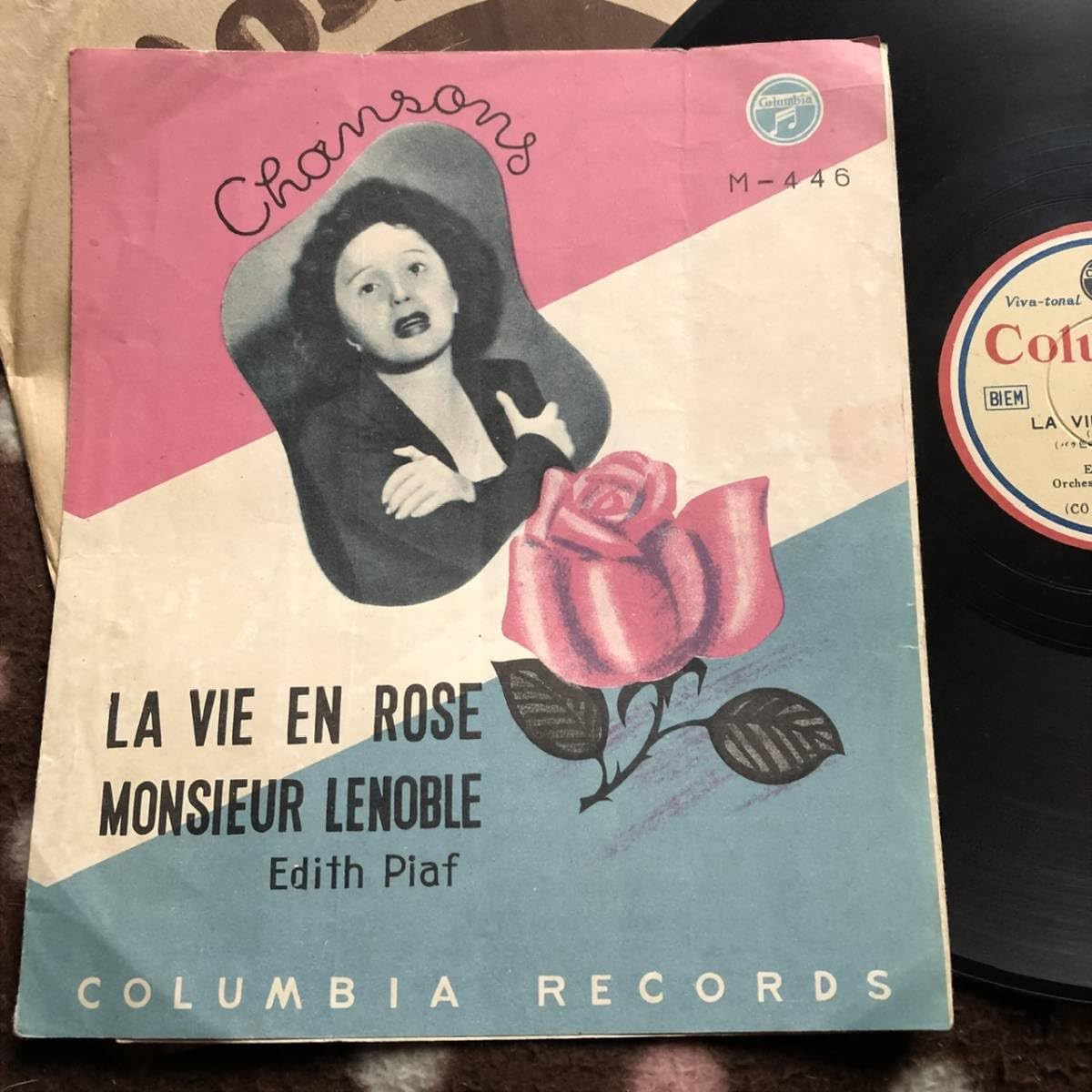 最希少‼︎! 12インチ EDITH PIAF エディットピアフ SP盤 蓄音機 Edith Piaf / エディット・ピアフ ディスコグラフィー | Warner