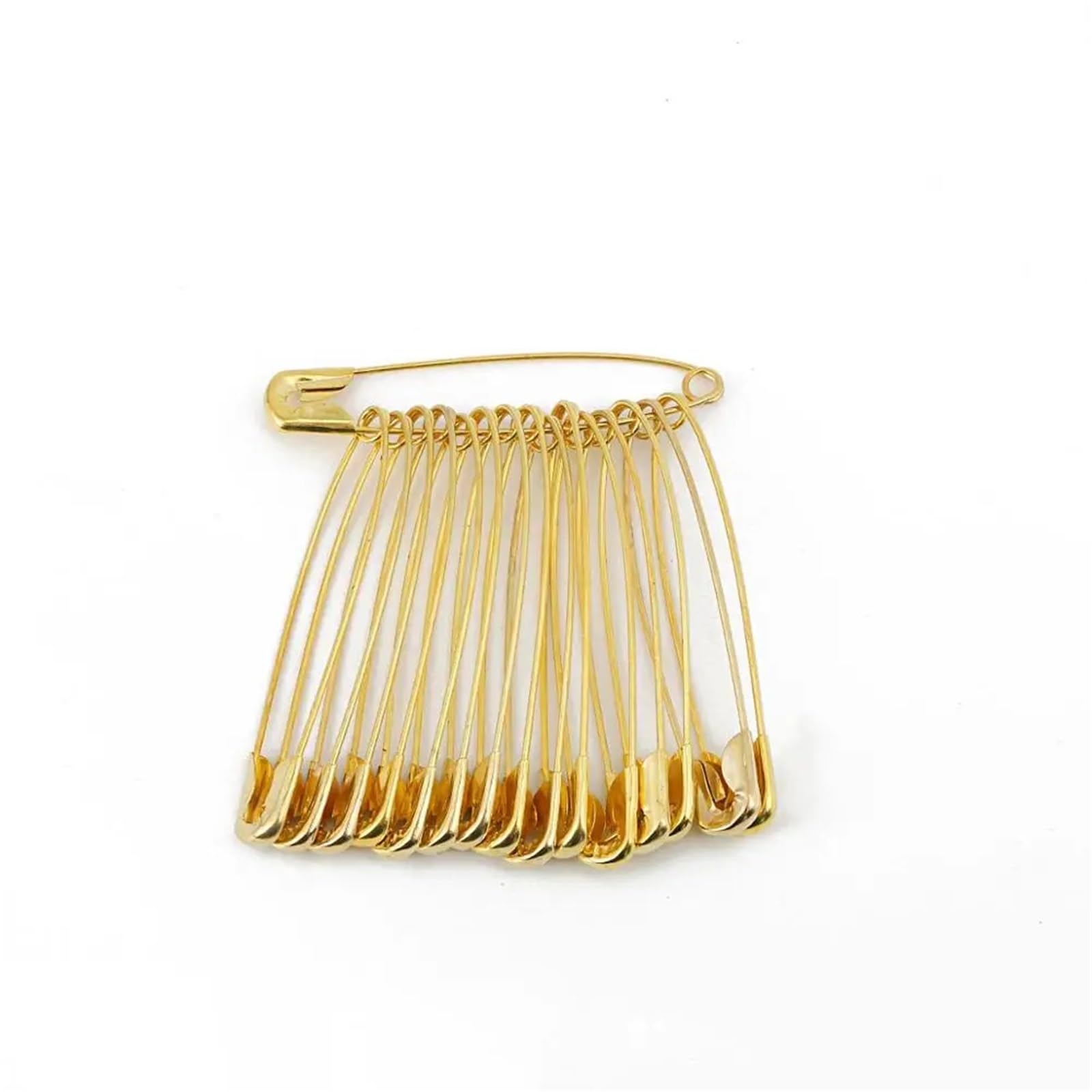 Pins 50pcs Needles Pin 27-55mm Brooch Sewing Tools For Apparel Clothes Accessories Supplies(Gold,6x27mm)
