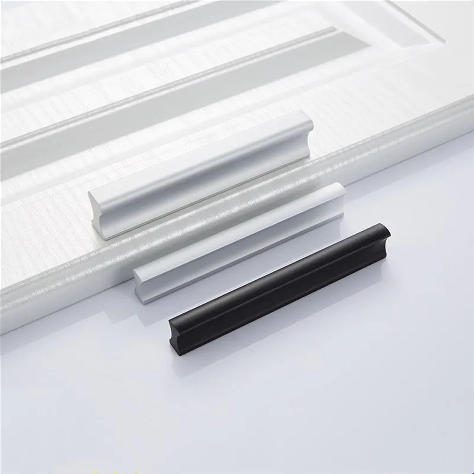 Poignées modernes en aluminium pour meuble armoire et bouton de porte 96mm