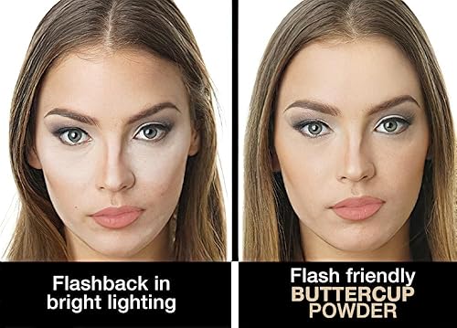 Miniatura 2 de Sacha BUTTERCUP Light Setting Powder. Cámara lista. Sin fundición blanca o cenicienta Flashback. Desdibuja líneas finas, poros y arrugas. Controla