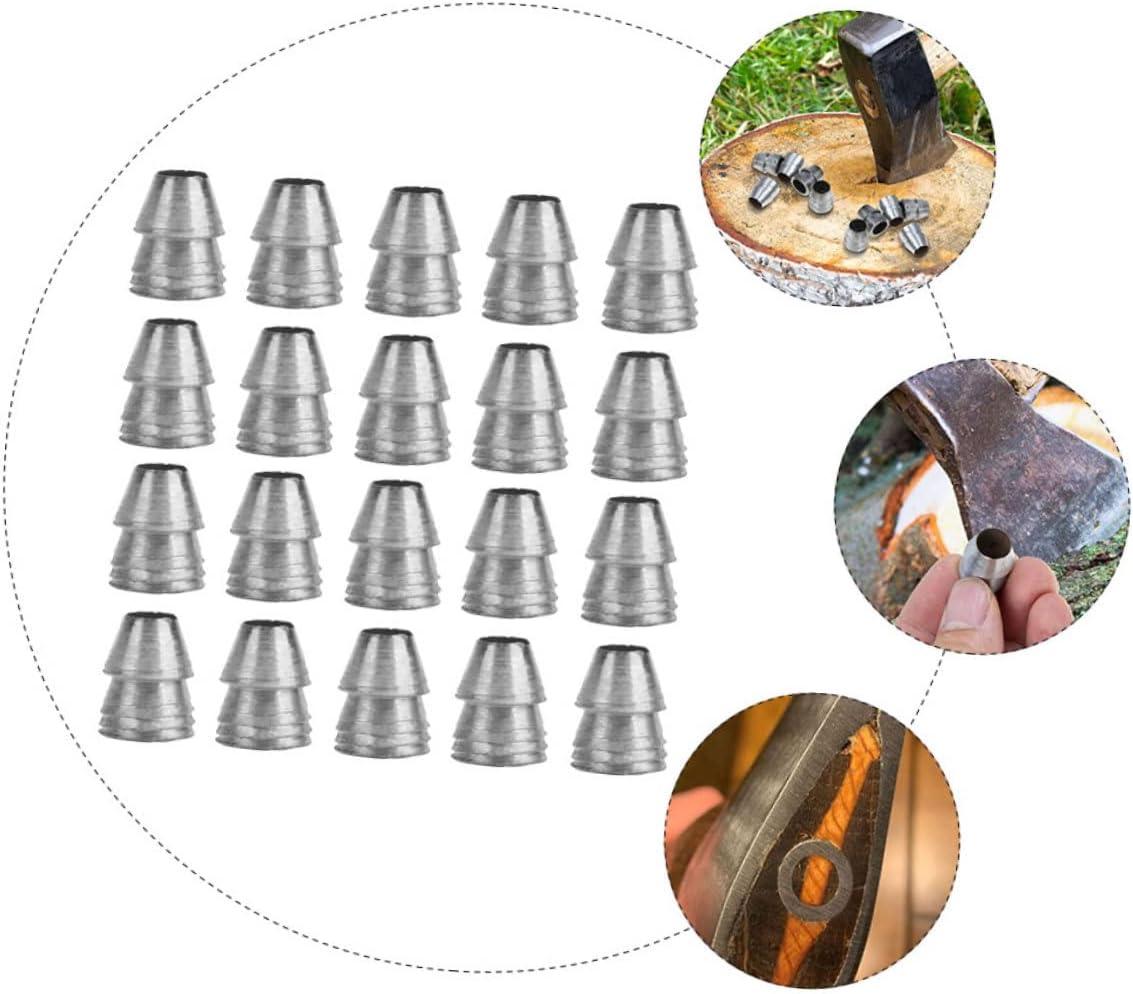 BESPORTBLE 100pcs Iron Axe Replacement for Hammer Handle Precision Installation Supplies Resistant Tools for Axe Maintenance and Repair