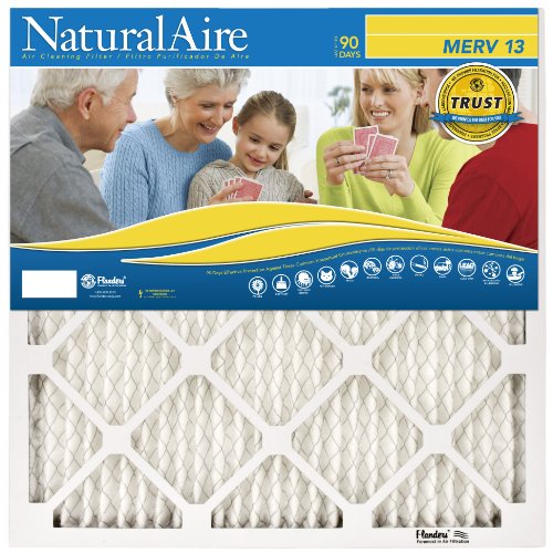 Flanders PrecisionAire 95003.012020 20 by 20 by 1 NaturalAire MERV 13 Air Filter, 12-Pack