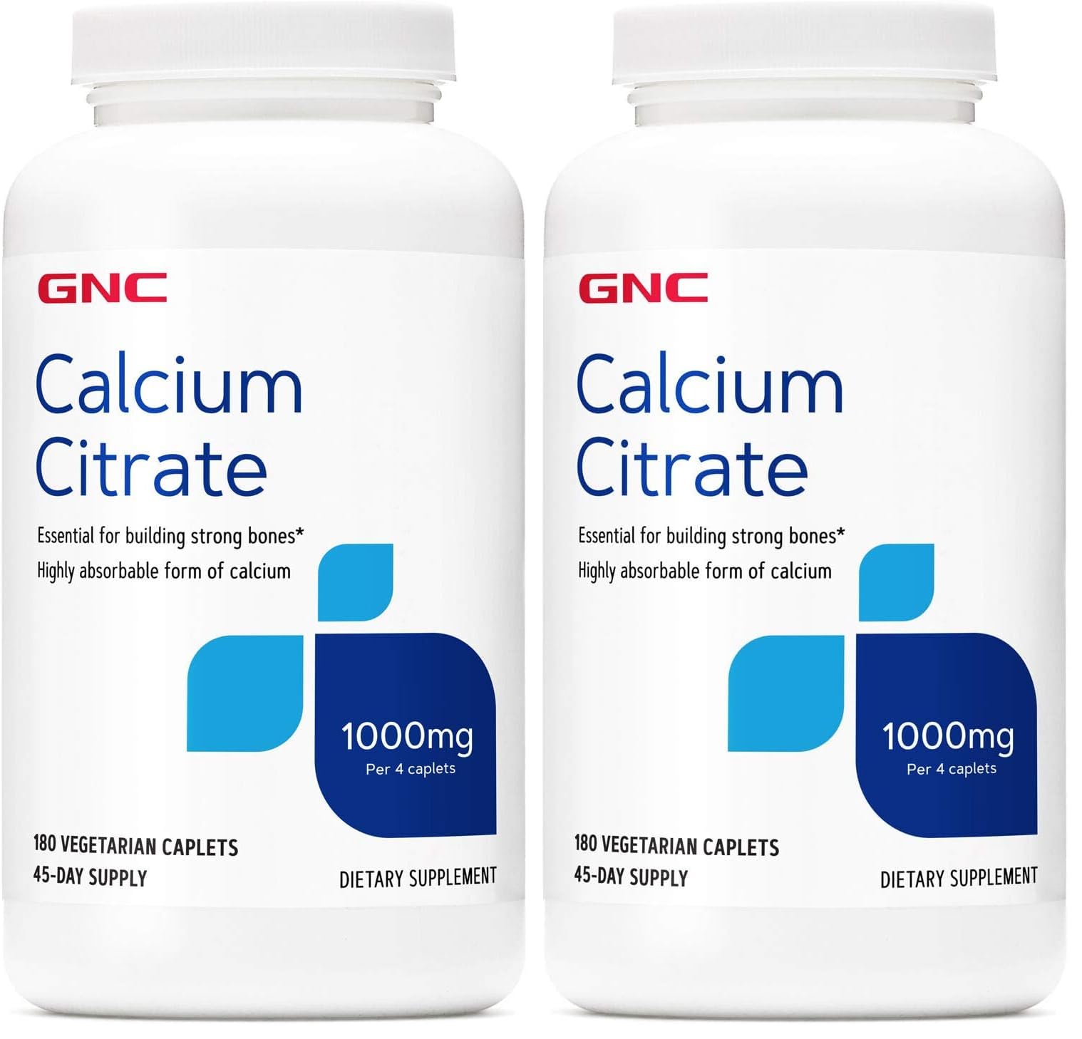 GNC Calcium Citrate 1000mg, Supports Strong Bones, 180 Caplets — Amazon image 8