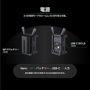 Accsoon CineView Nano ワイヤレスビデオトランスミッター Amazon.com: ACCSOON CineView Nano Wireless Video Transmitter