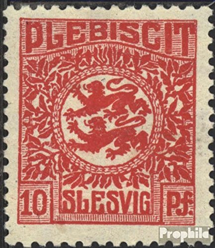 Timbre Schleswig (Vote) 1920 Crest – 8 Oblitéré – Collection Philatélie – Qualité Prophila – Pièce D’Histoire Pour Collectionneurs