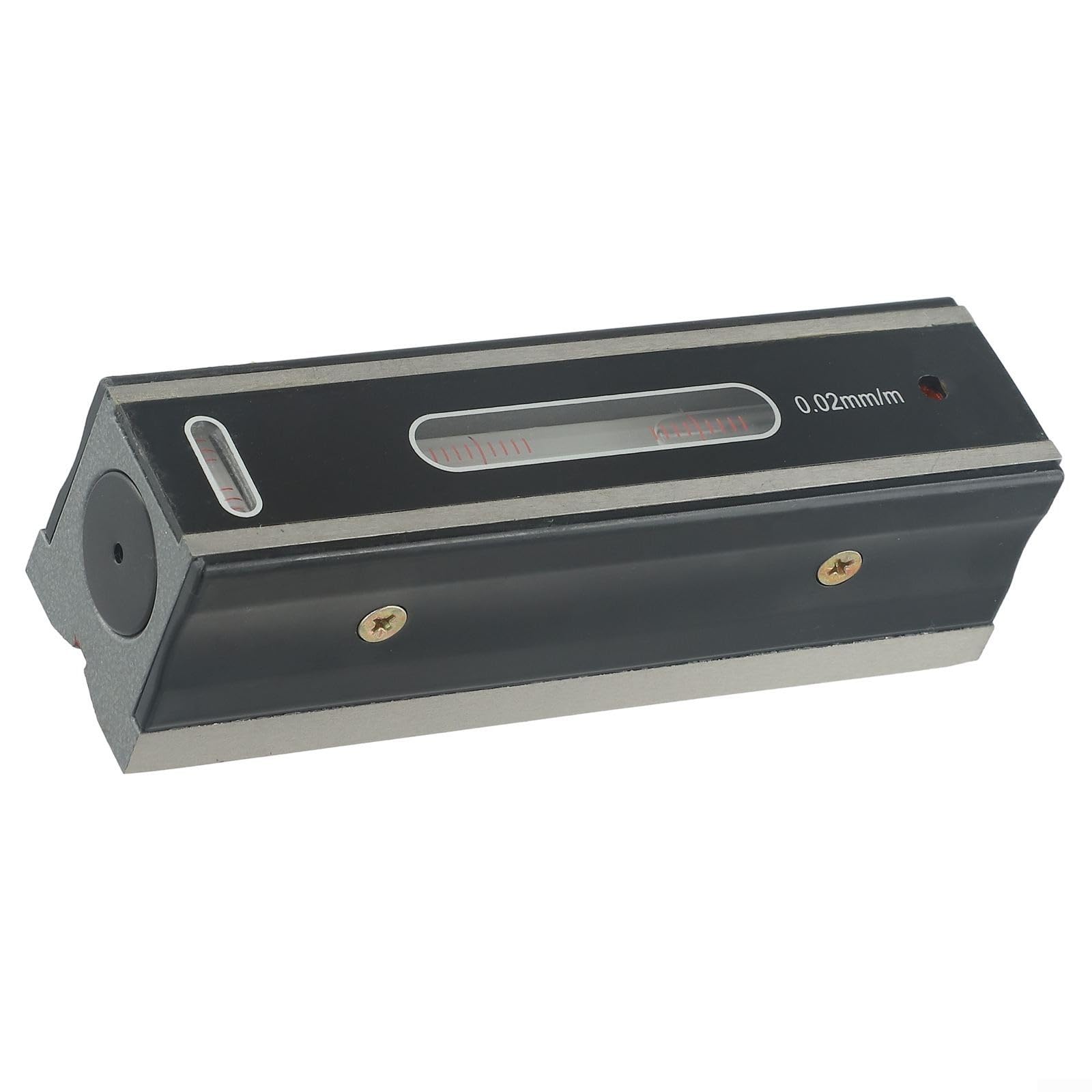 Livella di precisione, 0,02 mm, 100/150/200, livello industriale, strumento di misurazione con custodia in legno per una conservazione facile e per sicura (150 mm)