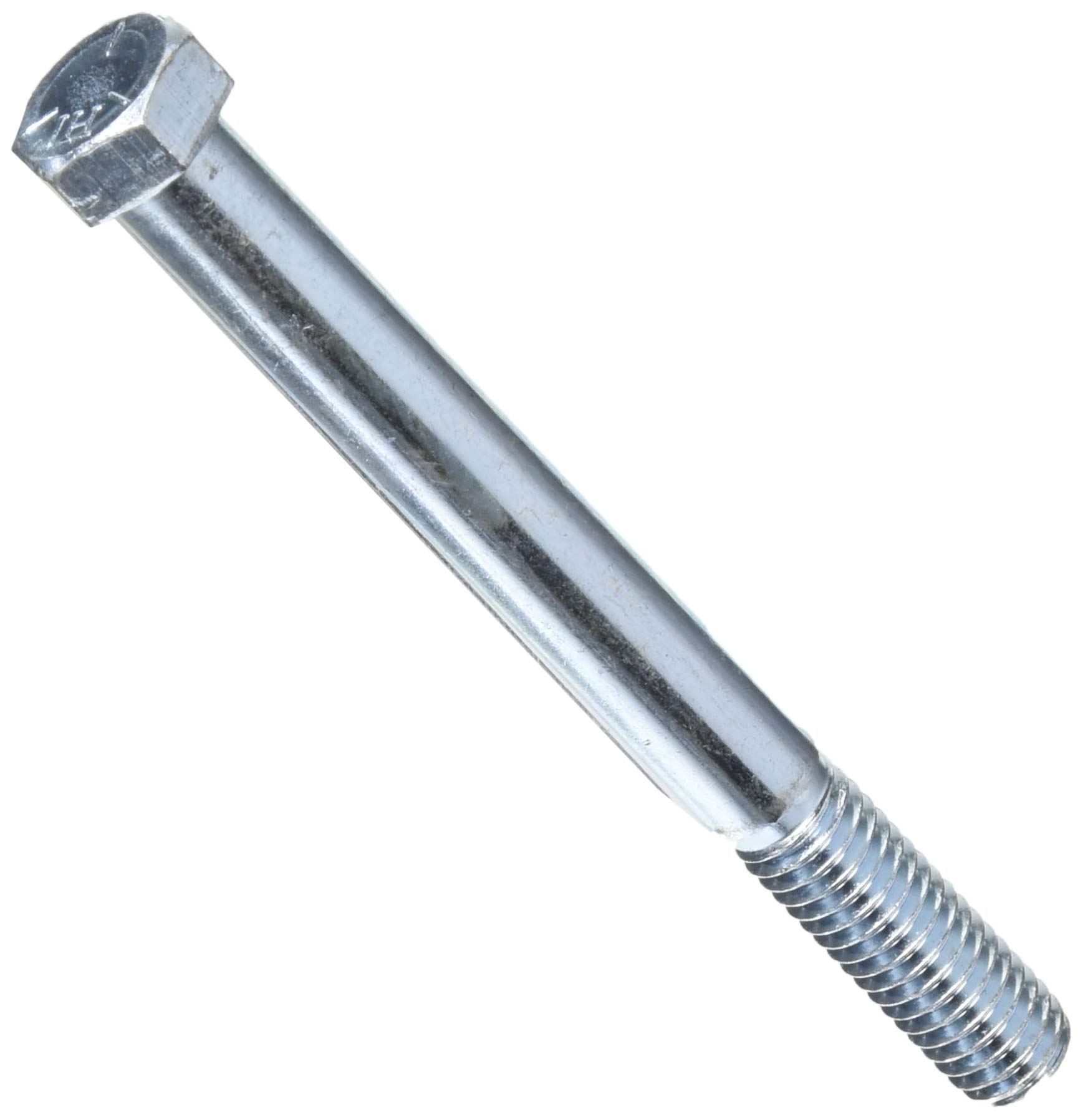 Tornillo de cabeza hexagonal de rosca completa en acero zincado de 4-1/2 pulgadas 2