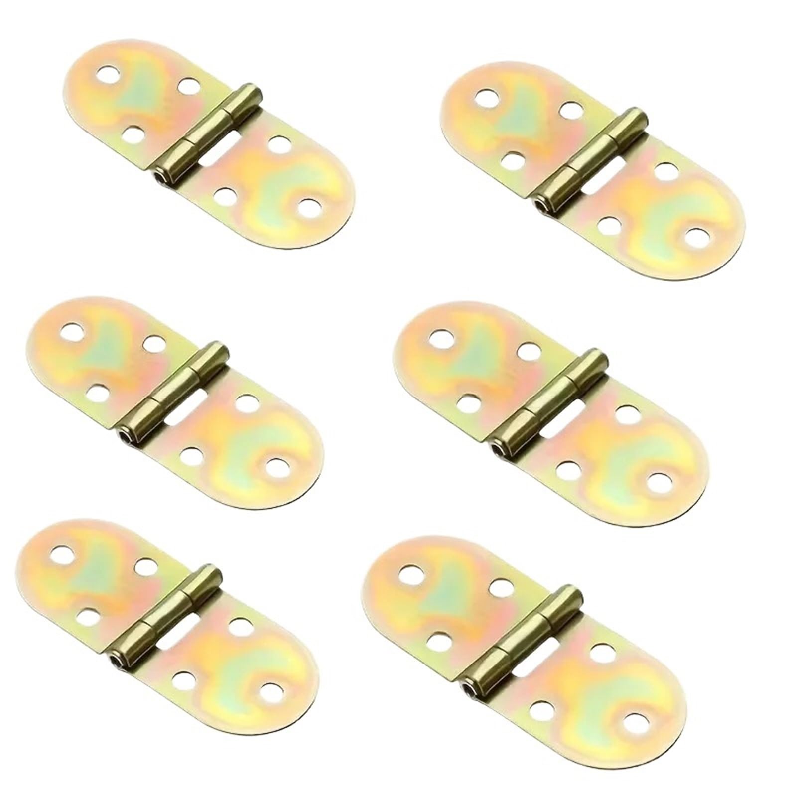 Kdhcvkz 6Pcs 2/4/6/10Pcs 180 Degree Folding Hinge For Cabinets And Tables(6Pcs)