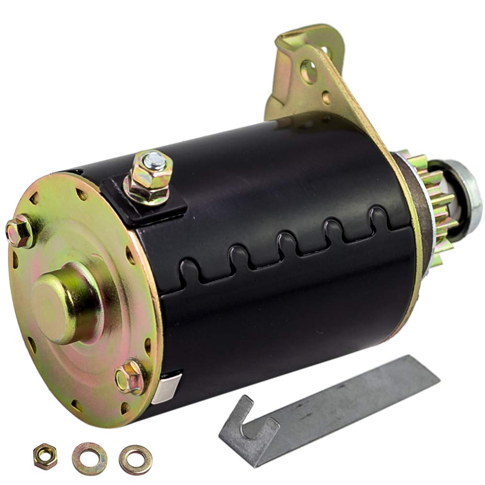 maXpeedingrods Motor de arranque para Briggs & Stratton, arrancador Tsarbo Motor de arranque de 12 V y 14 dientes para Cub Cadet para John Deere para Craftsman, etc. 693551 210807 215802 693552
