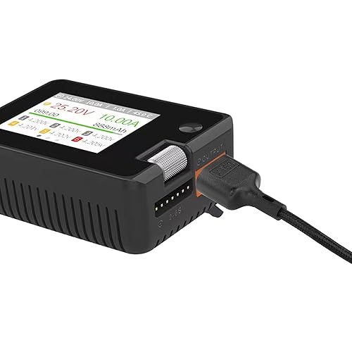 Miniatura 4 de SinLoon Cable de carga tipo C a XT60 de 19.6 pulgadas USB C a XT60 hembra Cable adaptador para dron, modelo, energía de almacenamiento de energía,