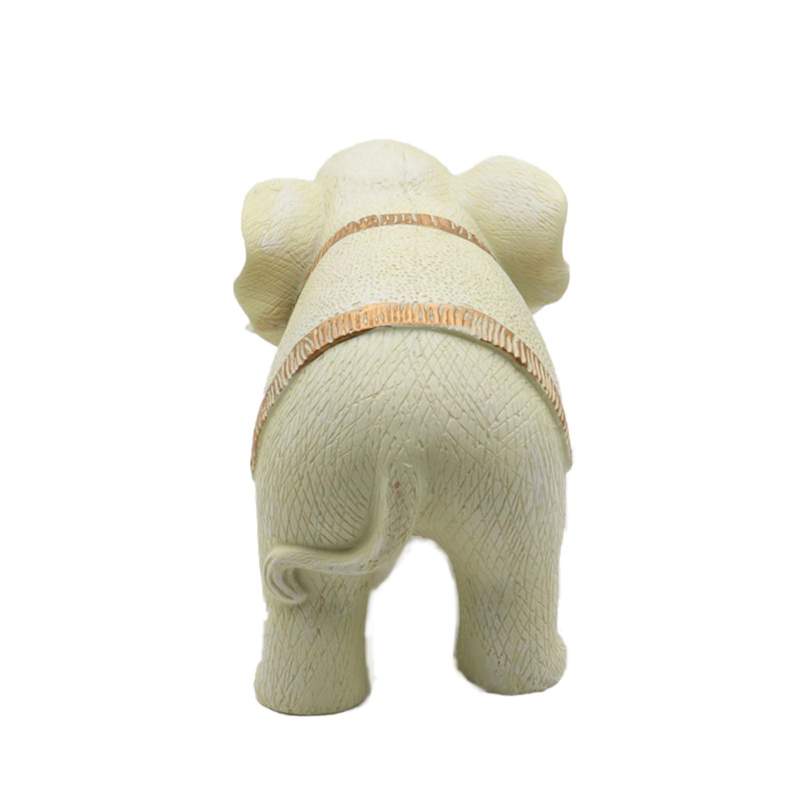 Elefante buena suerte riqueza resinas estatua modelo animal figura hogar oficina feungshui adorno escritorio decoración regalo símbolo escultura