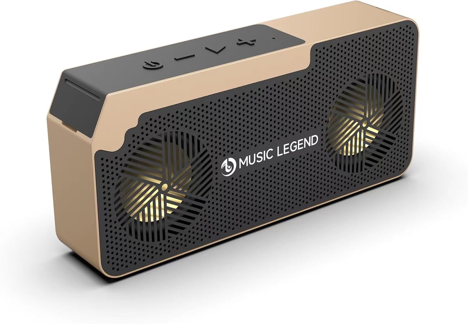 Wireless Bluetooth Speaker – Portable Mini Soundbox with Subwoofer, Dual 10W Loudspeakers, Bluetooth 5.3 for Lossless Audio, 15m Range, Fast Pairing for Phones, Laptops, Tablets & More (Golden) Wireless Bluetooth Speaker – Portable Mini Soundbox with Subwoofer, Dual 10W Loudspeakers, Bluetooth 5.3 for Lossless Audio, 15m Range, Fast Pairing for Phones, Laptops, Tablets & More (Golden)