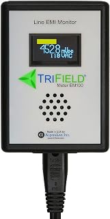 TriField EM100 Dirty Electricity Meter - EMI Power Line Noise Analyzer for Home, Office, Shop - Made in USA