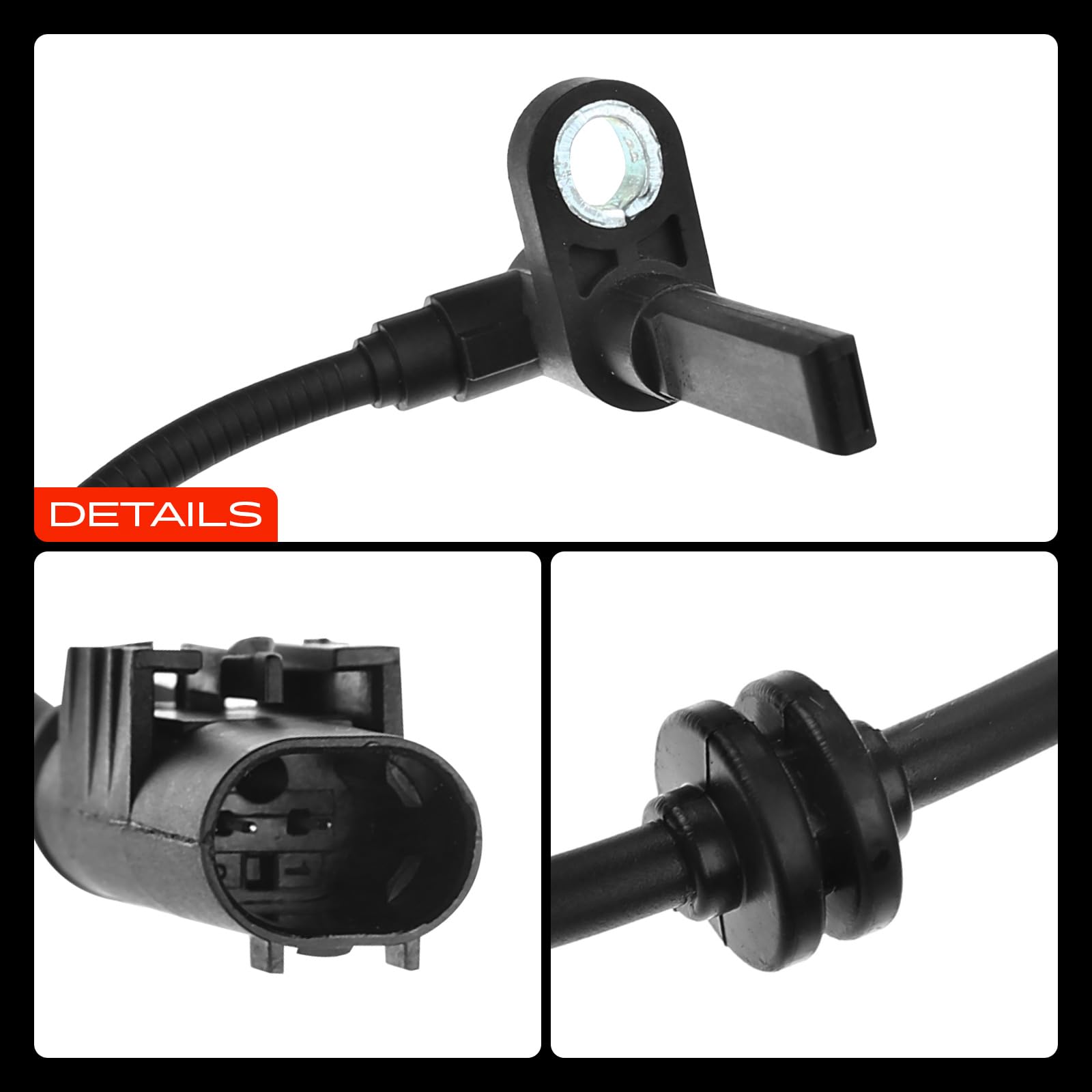 Frankberg 1x ABS Sensor Vorderachse beidseitig Kompatibel mit Ducato Bus 250 290 2.0L-3.0L 2006-2024 Jumper Kasten 2.2L 3.0L 2006-2024 Boxer Kasten 2.2L 3.0L 2006-2024 Replace# 51725099