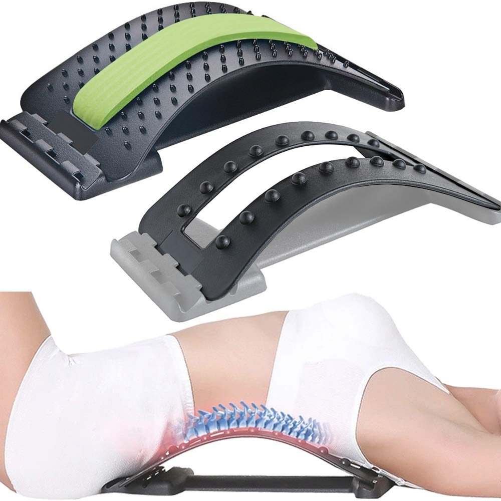 Back Stretcher, Lumbar Pain Relief Device, 2 Different Boards & Multi