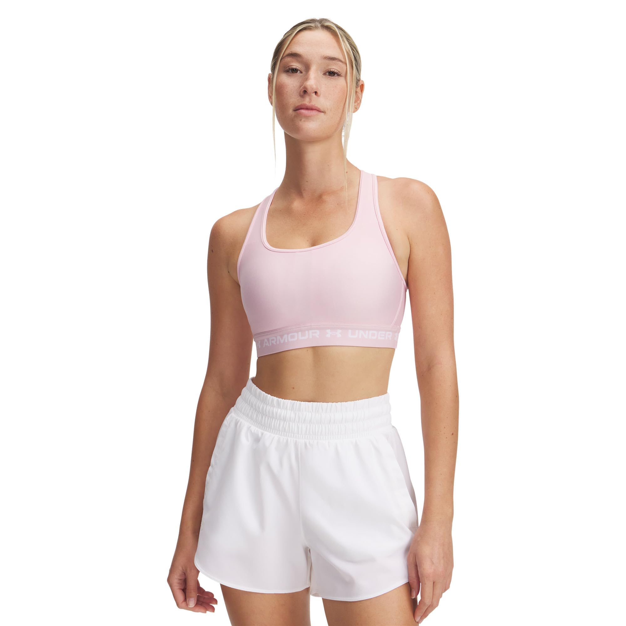 Under Armour Women's Crossback Mid Impact Sports Bra
