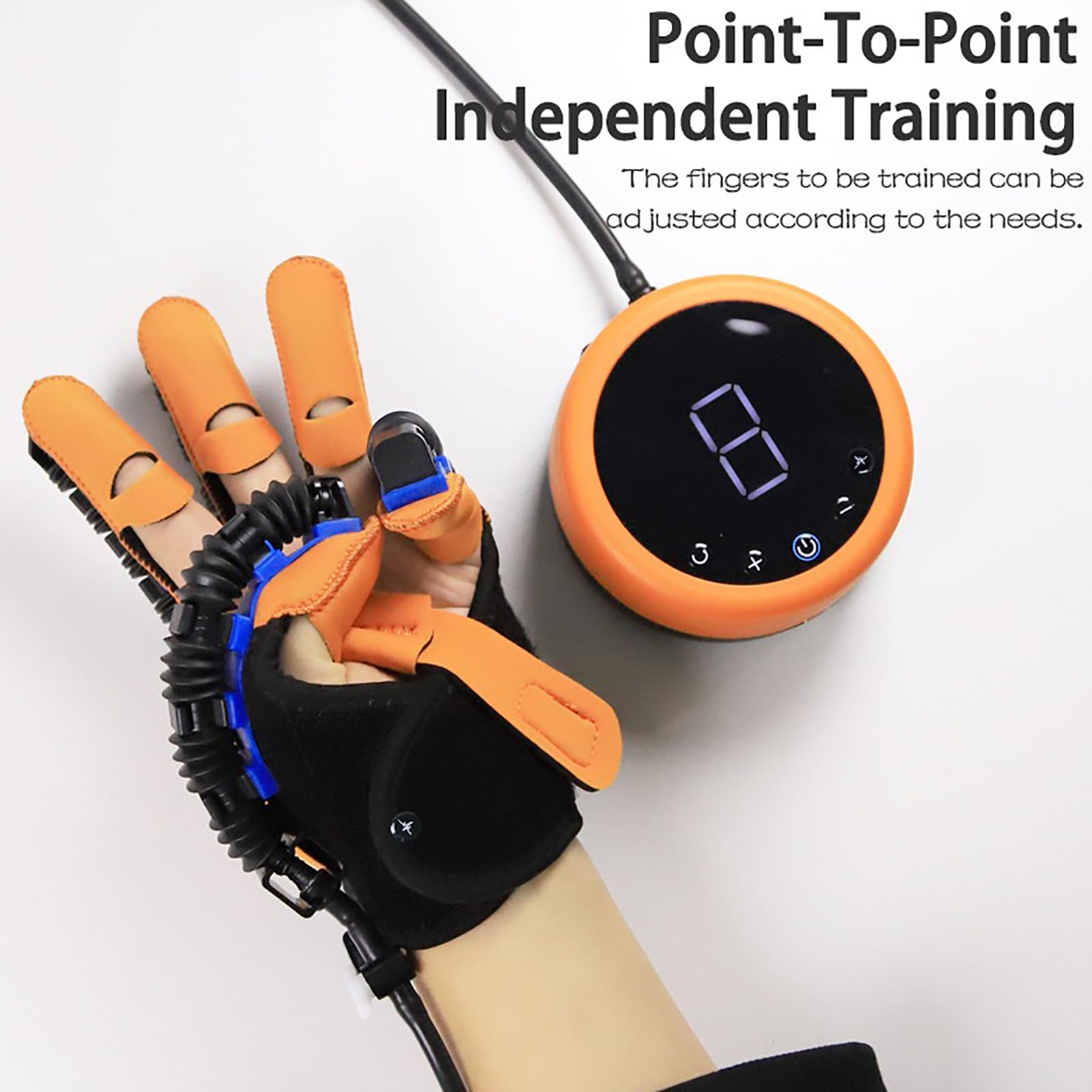 Rękawice rehabilitacyjne do robotów udarowych, sprzęt do terapii dłoni 2025, masaż pulsacyjny trenażer rąk, z ładowaniem USB, dla pacjentów z zapaleniem stawów z porażeniem połowiczym