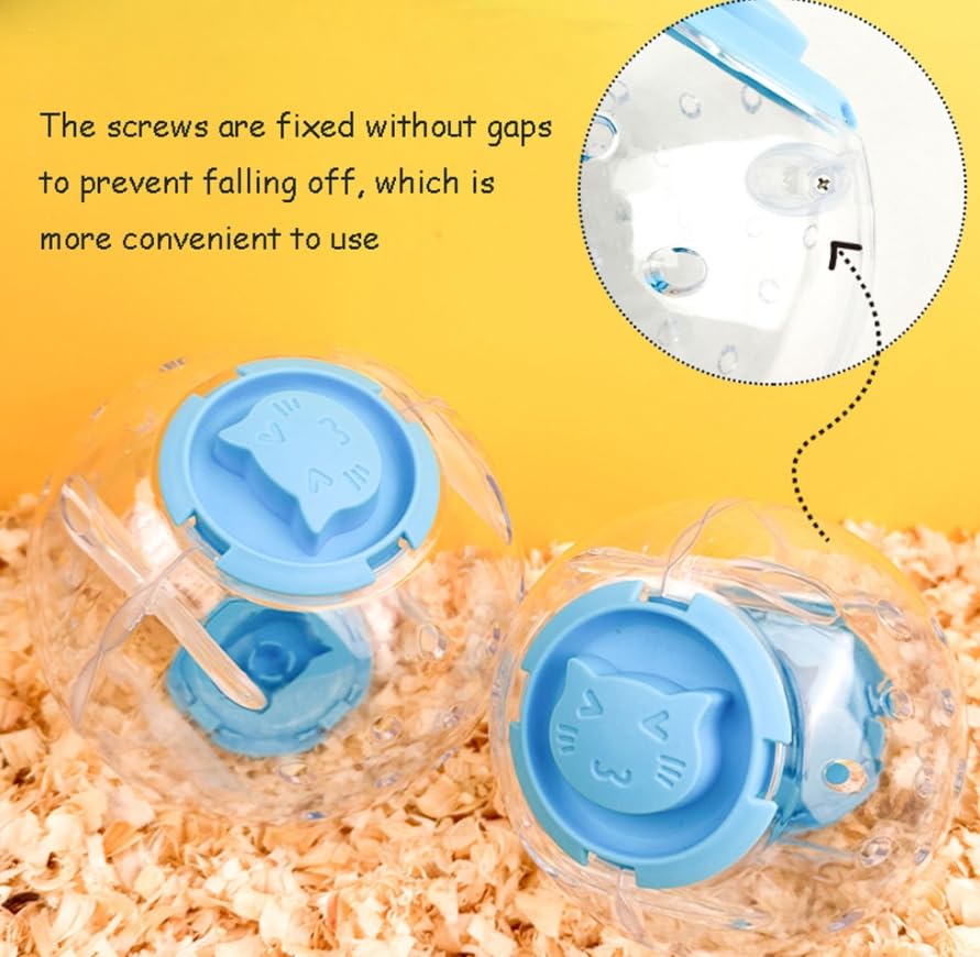 Rueda para Hamster,Bolas de Hámster,Hámster Pelota Correr Pelota,Bola para Hámster Bola,Juguete para Hámster Pelota,Correr Pelota para Ejercicios para Hámsters,para Animales Pequeños,Hámsteres