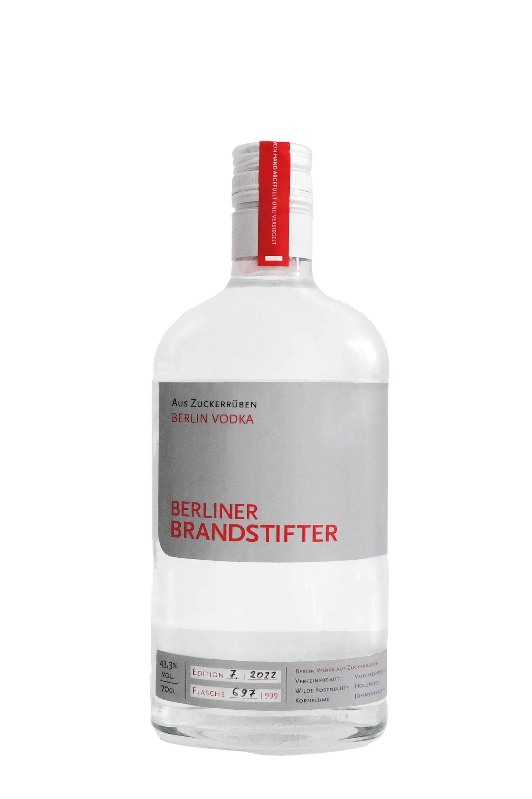 Berliner Brandstifter Berlin Vodka 43,3% Vol. 0,7l