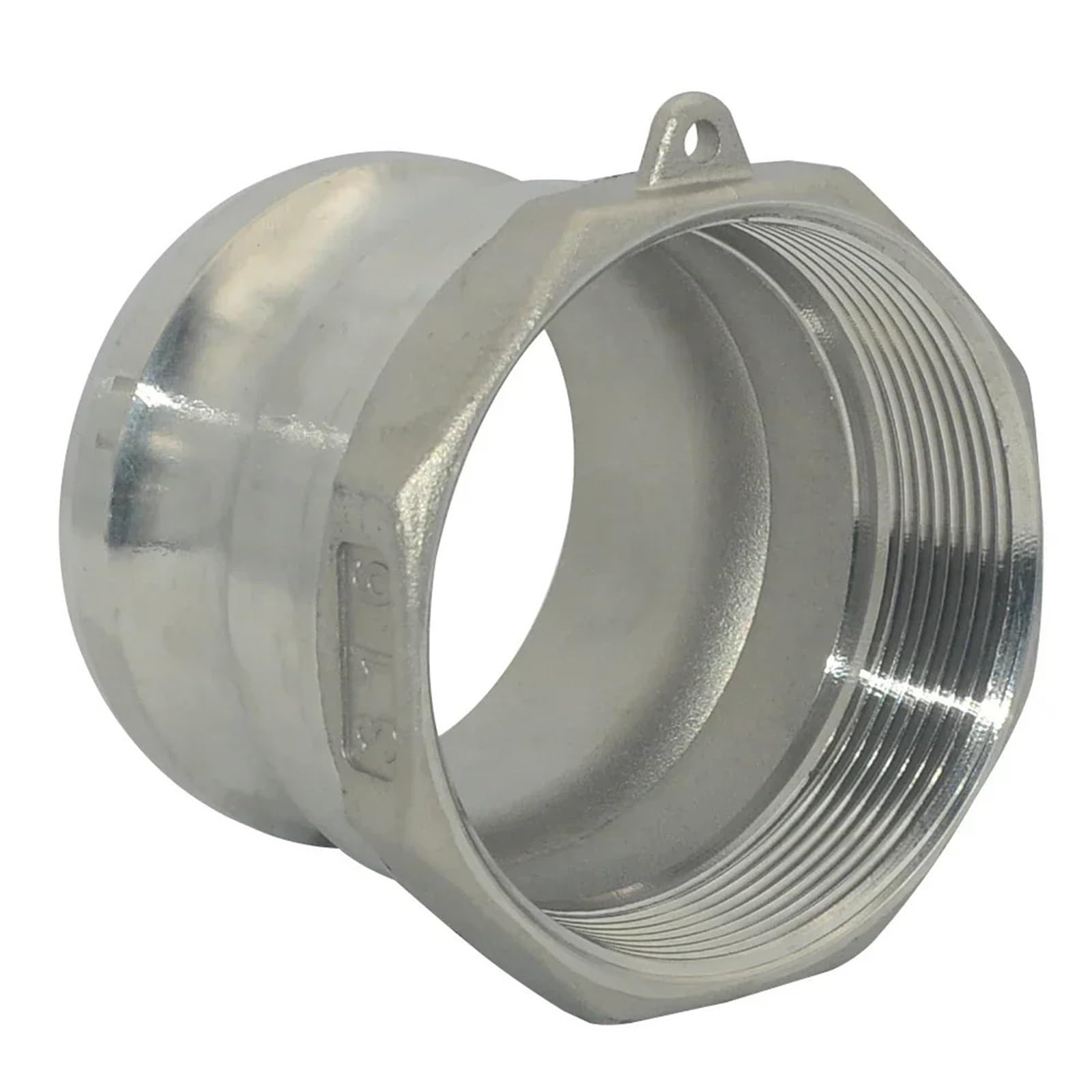 Adaptador de acoplamiento rápido de acero inoxidable 304 tipo A con ranura Camlock de 1/2", 3/4", 1", 1-1/4", 1-1/2", 2", 2-1/2", 3", 4" (1 unidad)(1-1/4")