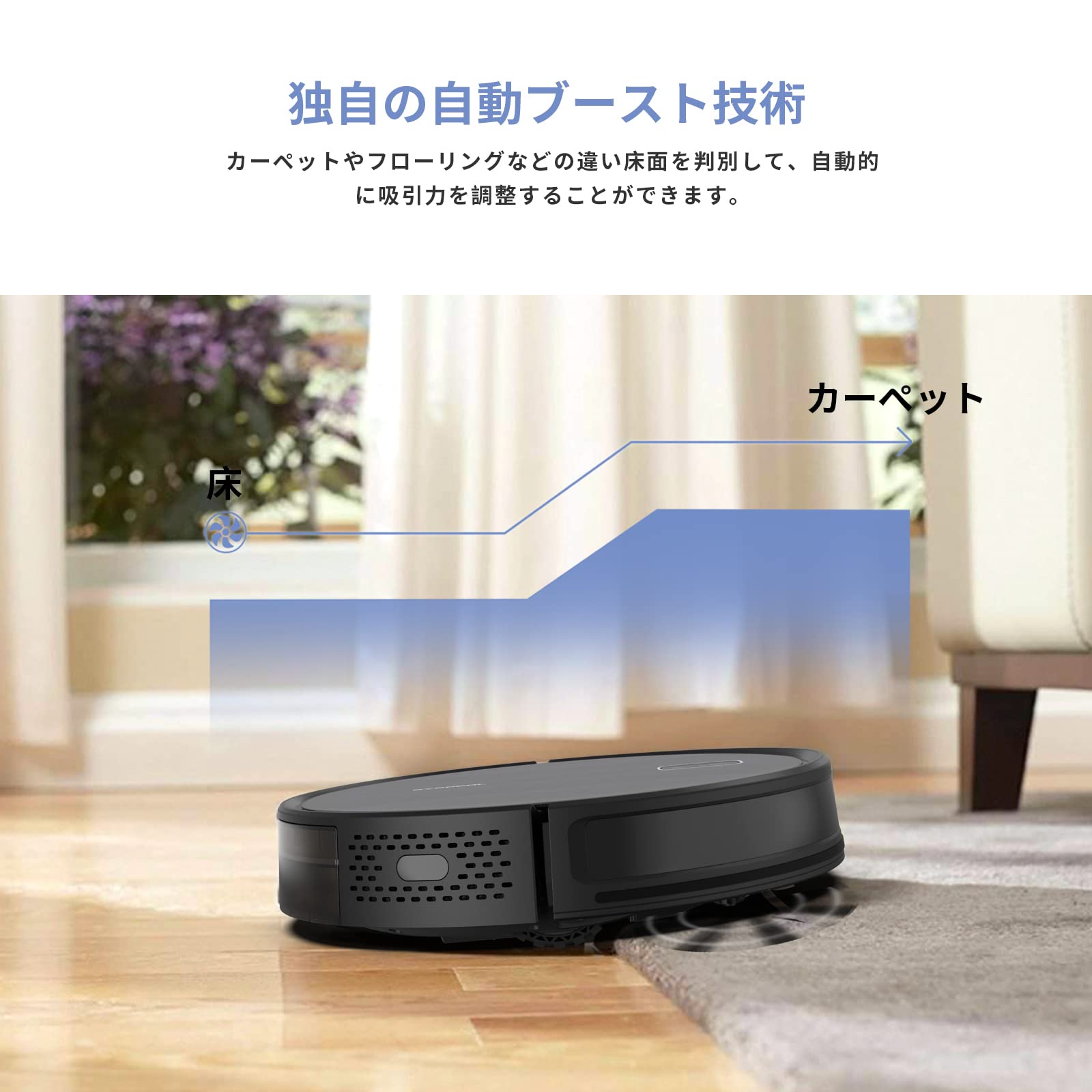 Amazon.co.jp : SYSPERL ロボット掃除機 ロボットそうじ機 掃除