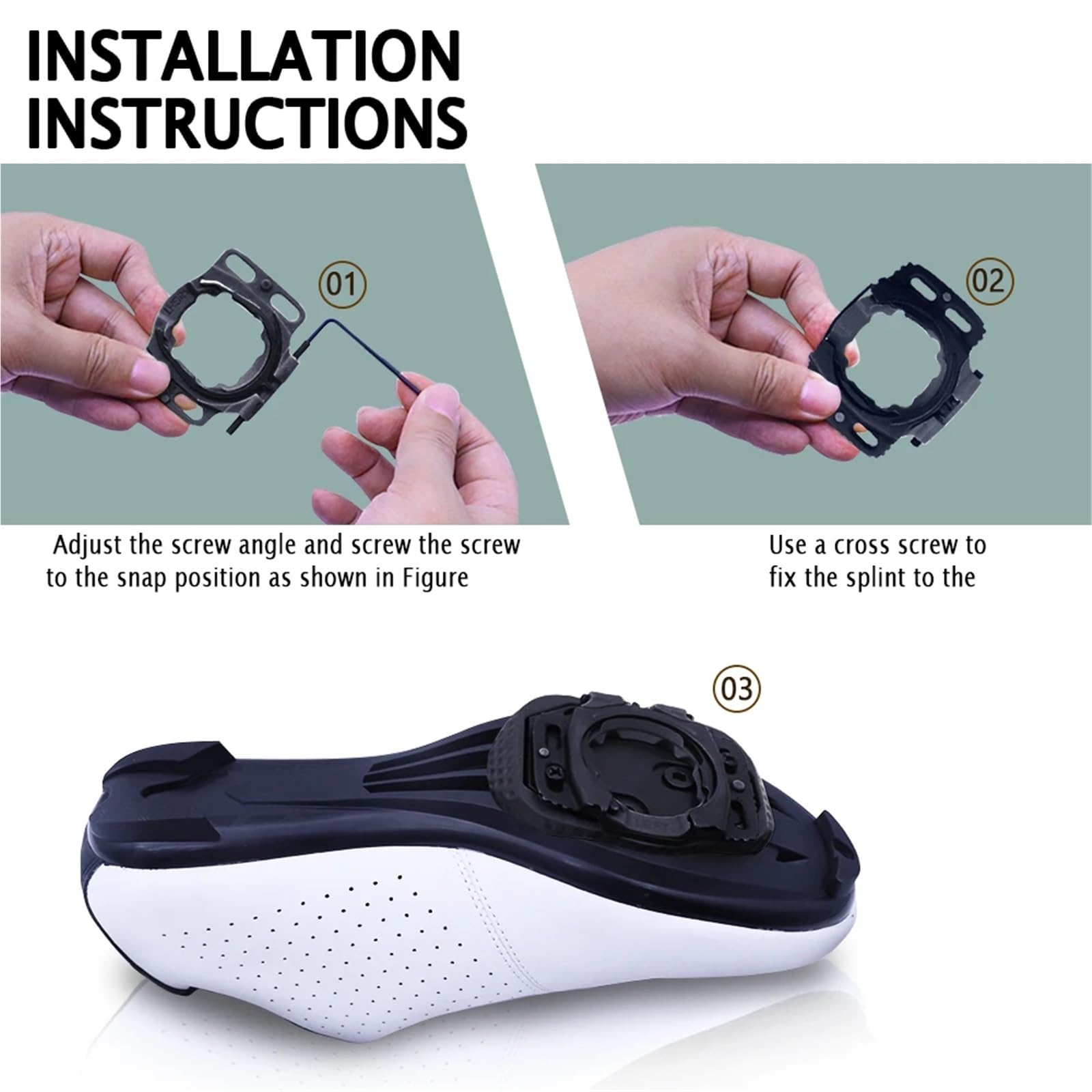Tacchette per Pedali, Tacchetti per Bici 1 Paio di coperture protettive for Scarpe da Ciclismo a sgancio rapido, tacchette, copripedale autobloccante aerodinamico