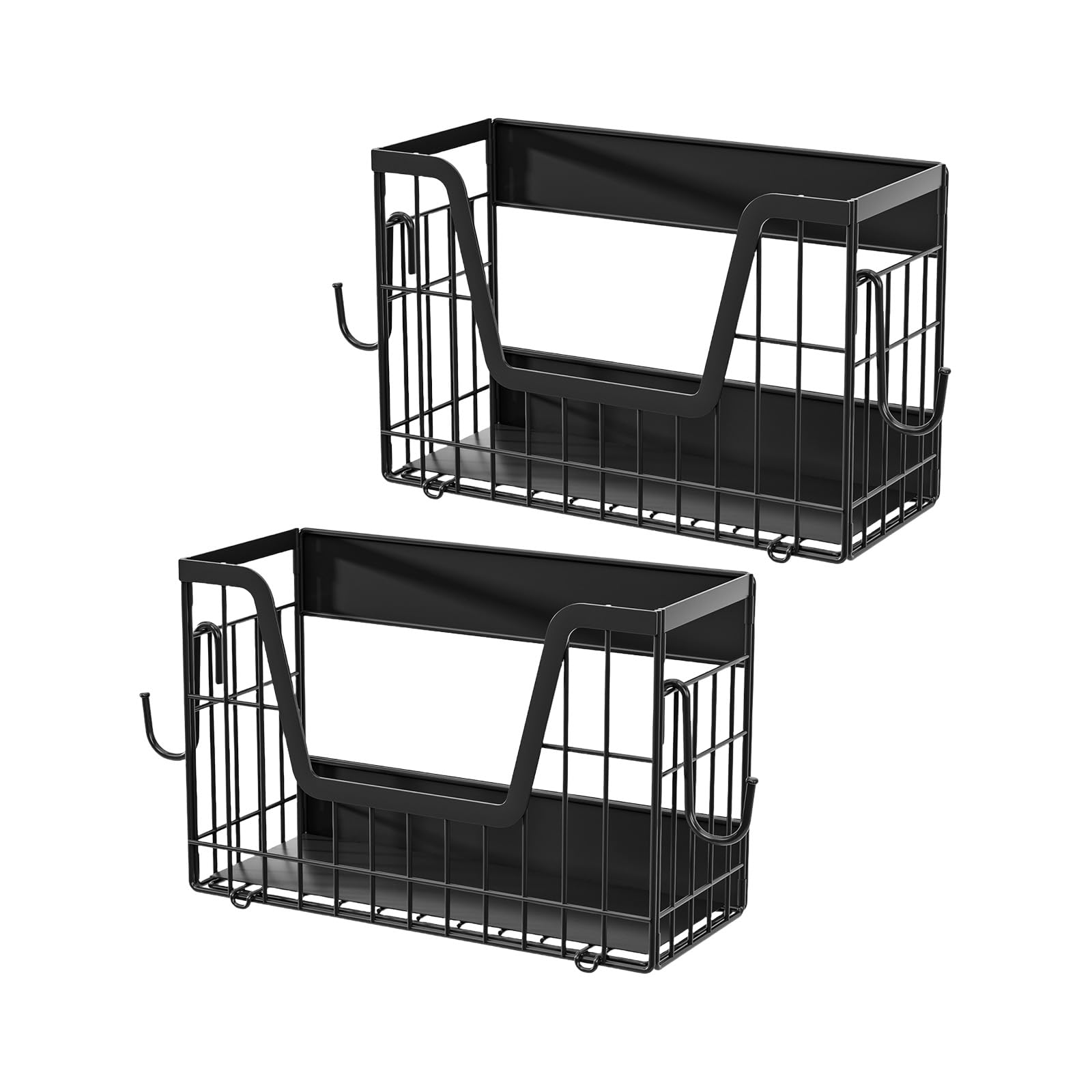 2Pcs Folding Refrigerator Shelf Fridge Storage Basket Snacks Rack Fruit Potato and Onion Storage Bins Folding Refrigerator Organizers
