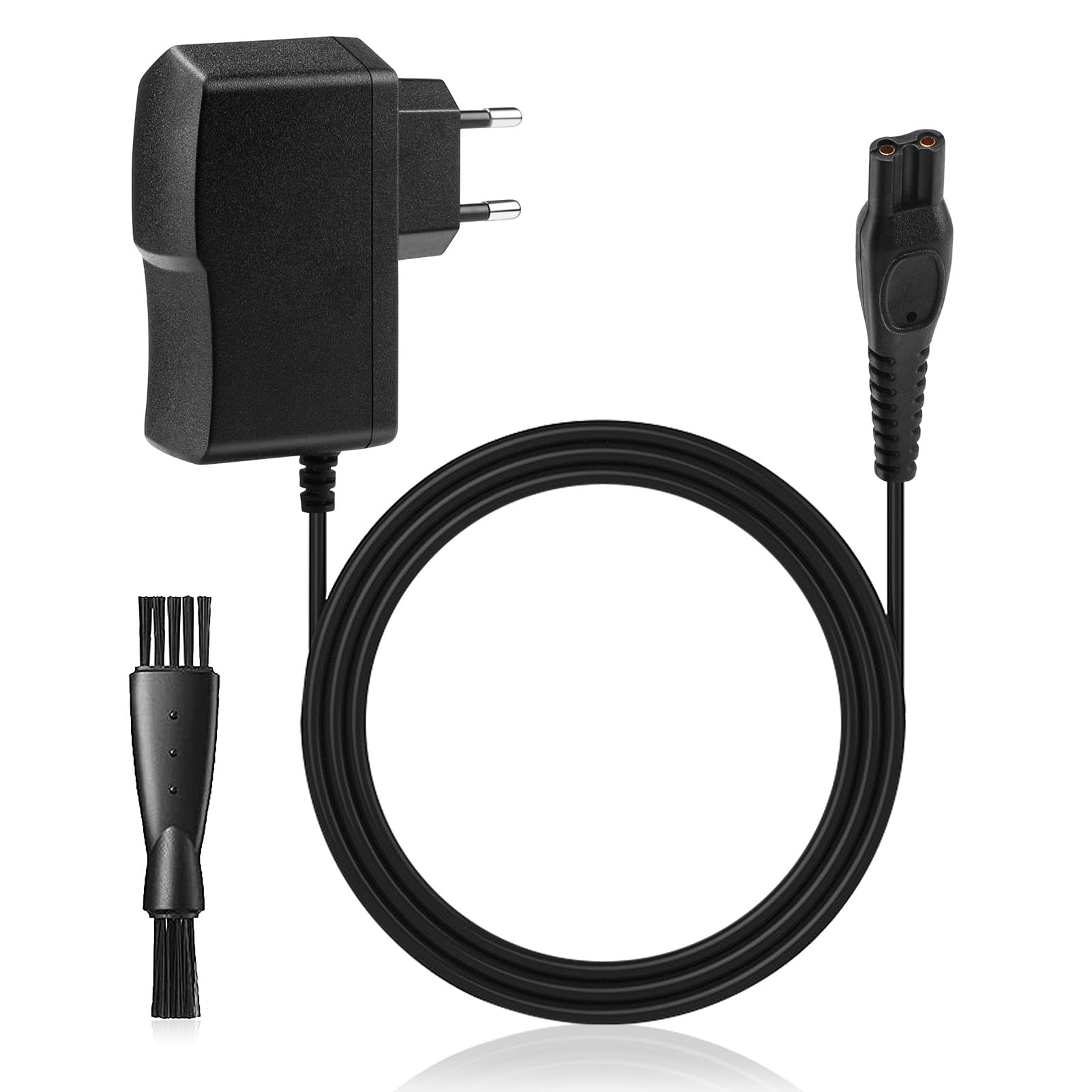 GlasFlength Ładowarka do golarki Philips HQ8505, 15 V do kabla ładującego 5,4 W do kabla ładującego do QG3200 QG3300 serii QT4050 CRP136 kabel ładujący do Philips PT720 HQ8830 RQ1250 (czarny)