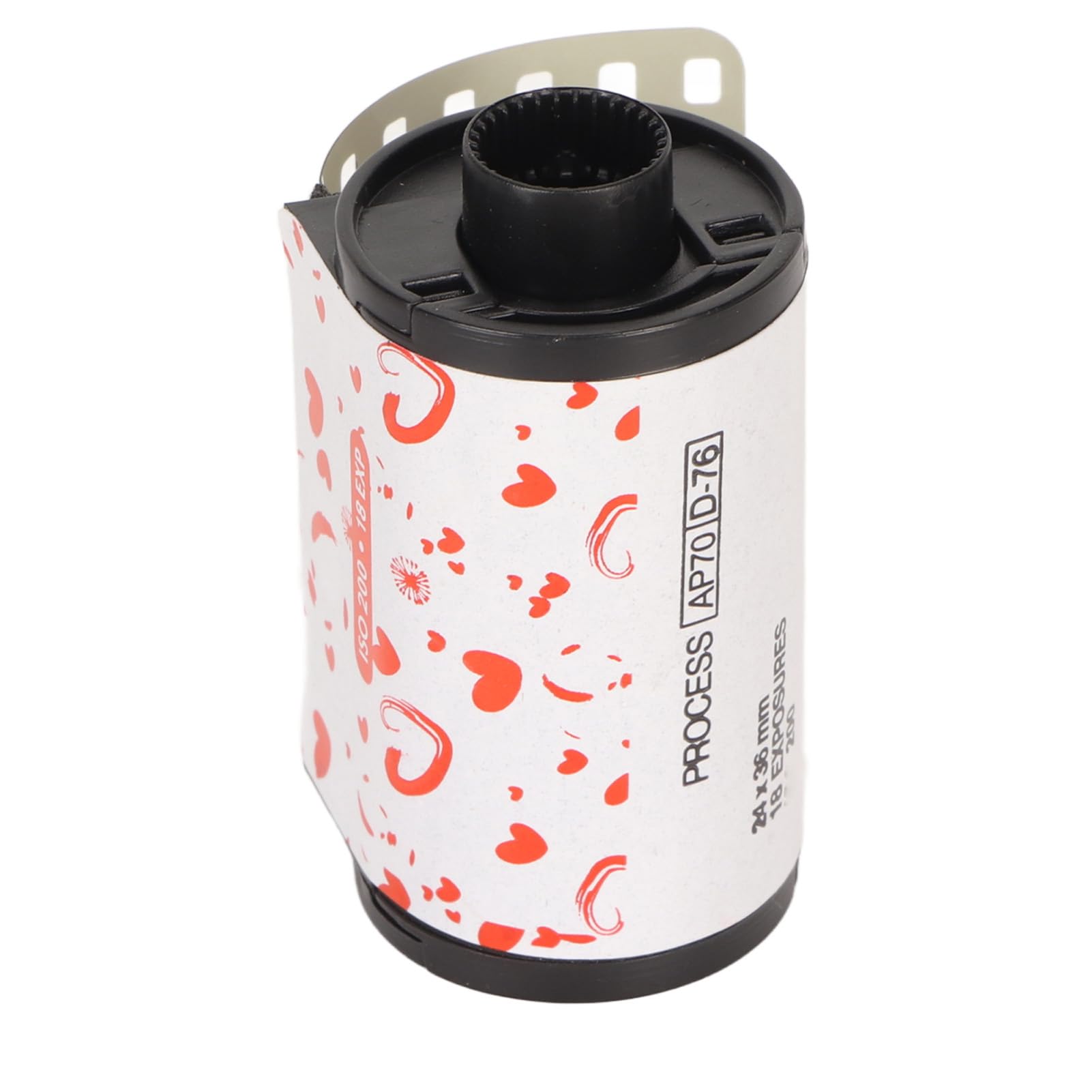 Black White Print Film Professional 18 Exposures 200 Degree Light Sensitivity 35mm Black White Negative Film for 135 Camera Professional Accessories for Use