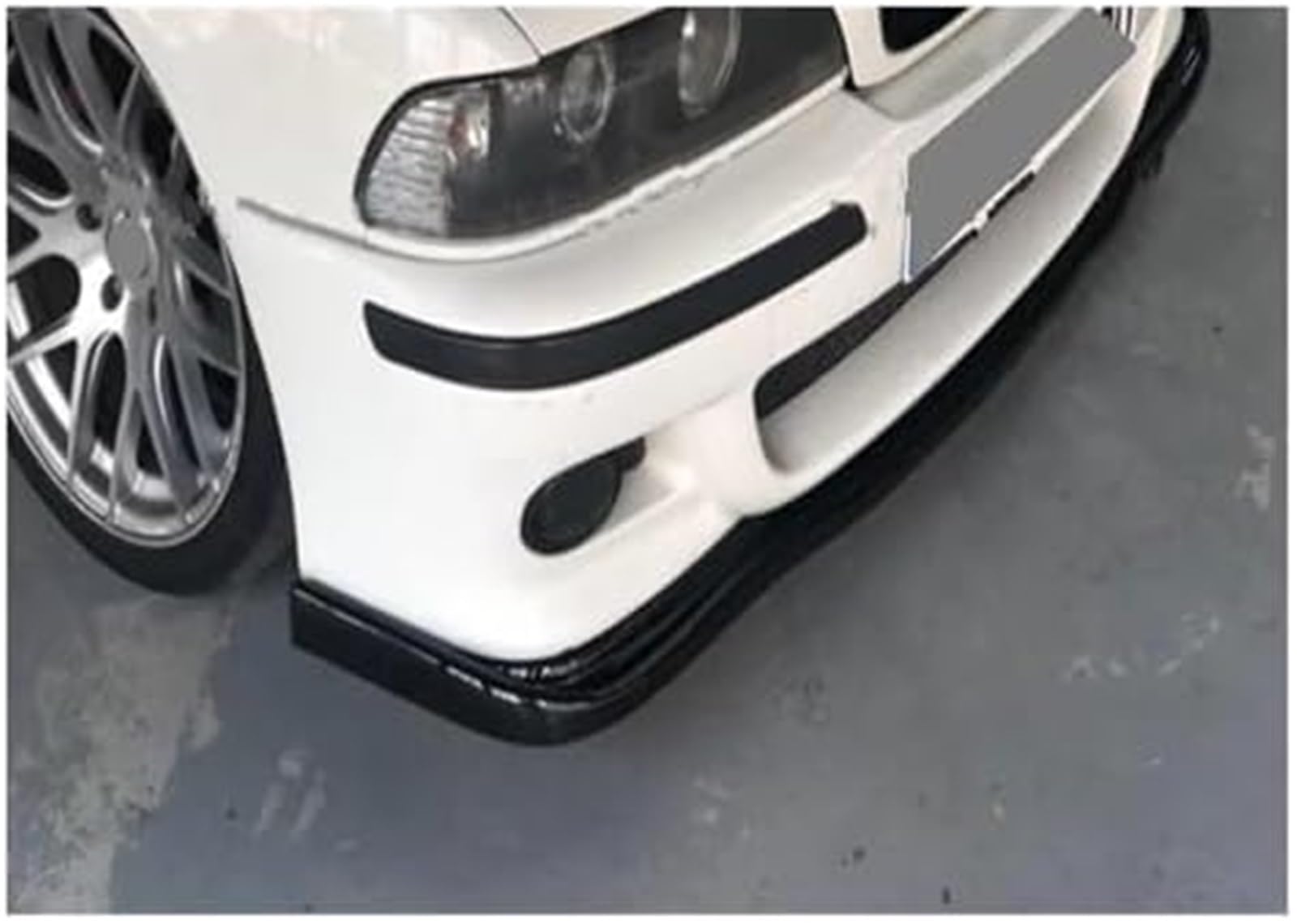 Splitter 3 sztuki, do BMW, seria 5 E39 Zderzak przedni Lip Body Kit Spoiler Splitter Dyfuzor ABS ABS Lip Splitter Dyfuzor rozdzielacza samochodowego