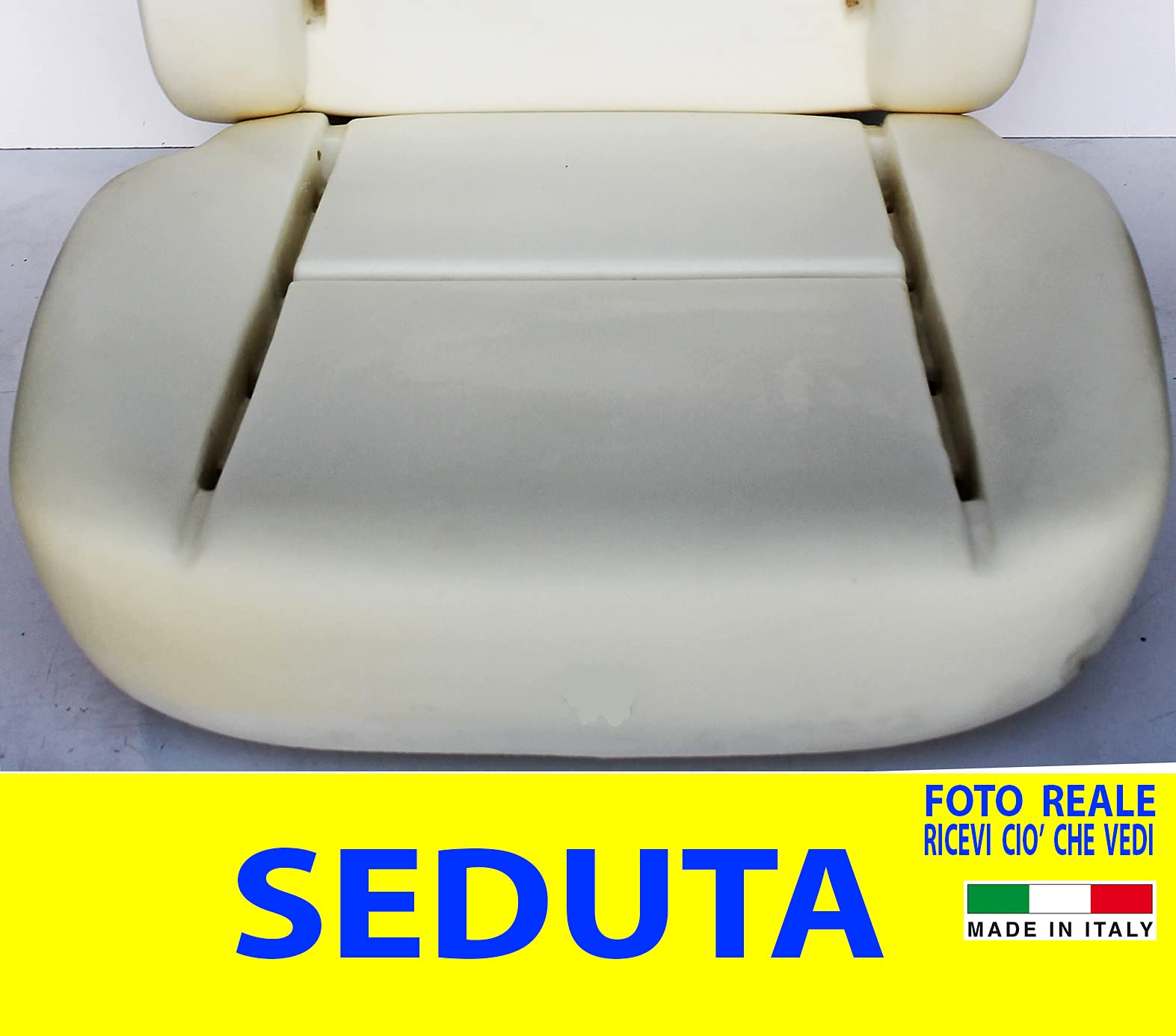 Generico Sedile Panda 169 Prodotte dal 2003>2011 Imbottitura in Poliuretano Flessibile Solo Seduta - Cuscino Interni per Sedili 20098SE