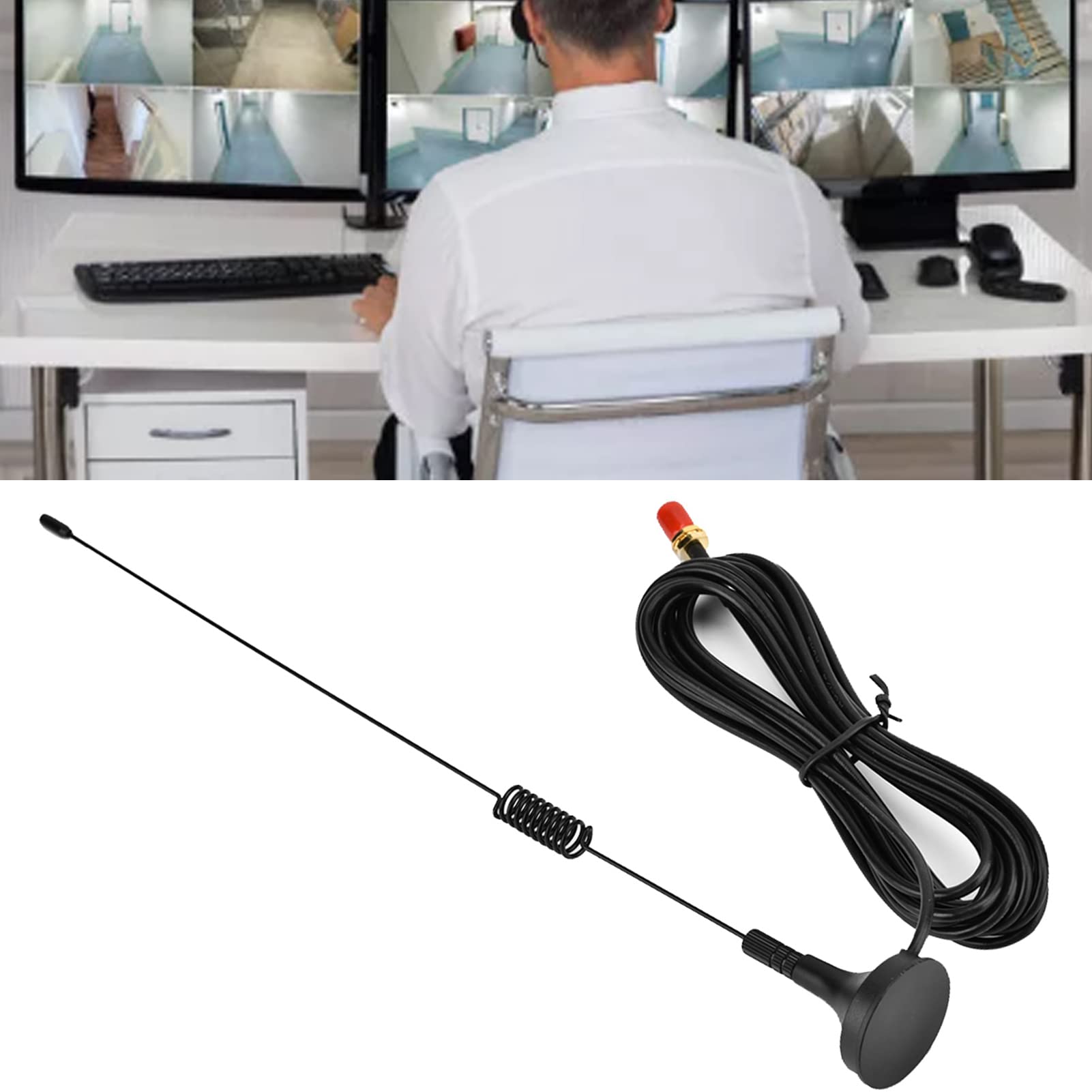 YLSHRF UT-102UV Dual-frequency SMA-Famale U/VHF Magnetic Car Radio Antenna Fit For Uv5r 888s Ut 102uv Antenna Antenna Walkie Talkie