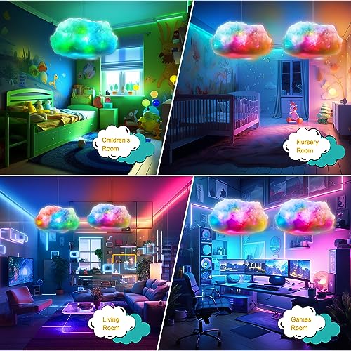 ViLSOM LED Cloud Light RGB Color Changing - Image 7