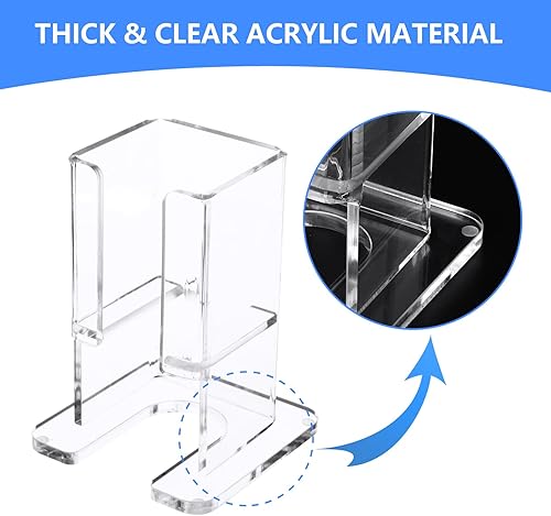 Miniatura 5 de Beautyflier Soporte eléctrico para afeitadora eléctrica Philips Norelco, soporte de base acrílica para hombres, soporte de almacenamiento para el