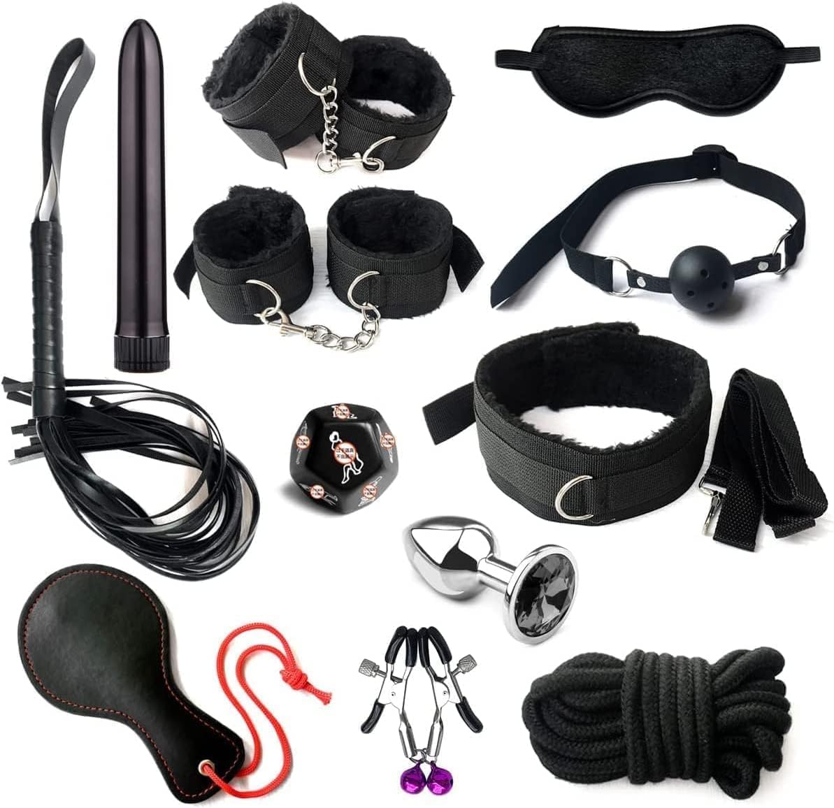 BSDM Bondaged Kits Bed Restraints Spreader Bar for Couples Sex Tie Downs Under Mattress for King Bed Wrist and Ankle Bar Bondaged Restraints Sex Set Bed Bondaged Rope Cord & Rope for Bedroom Sweater