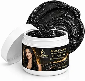 Kalimann Essence Tonalizante Preto Black, Máscara Negra 300g, Cobertura de Fios Brancos, Sem Amônia, Hidratação Profunda, Creme