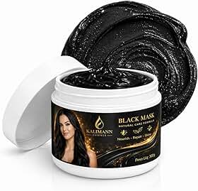 Kalimann Essence Tonalizante Preto Black, Máscara Negra 300g, Cobertura de Fios Brancos, Sem Amônia, Hidratação Profunda, Creme