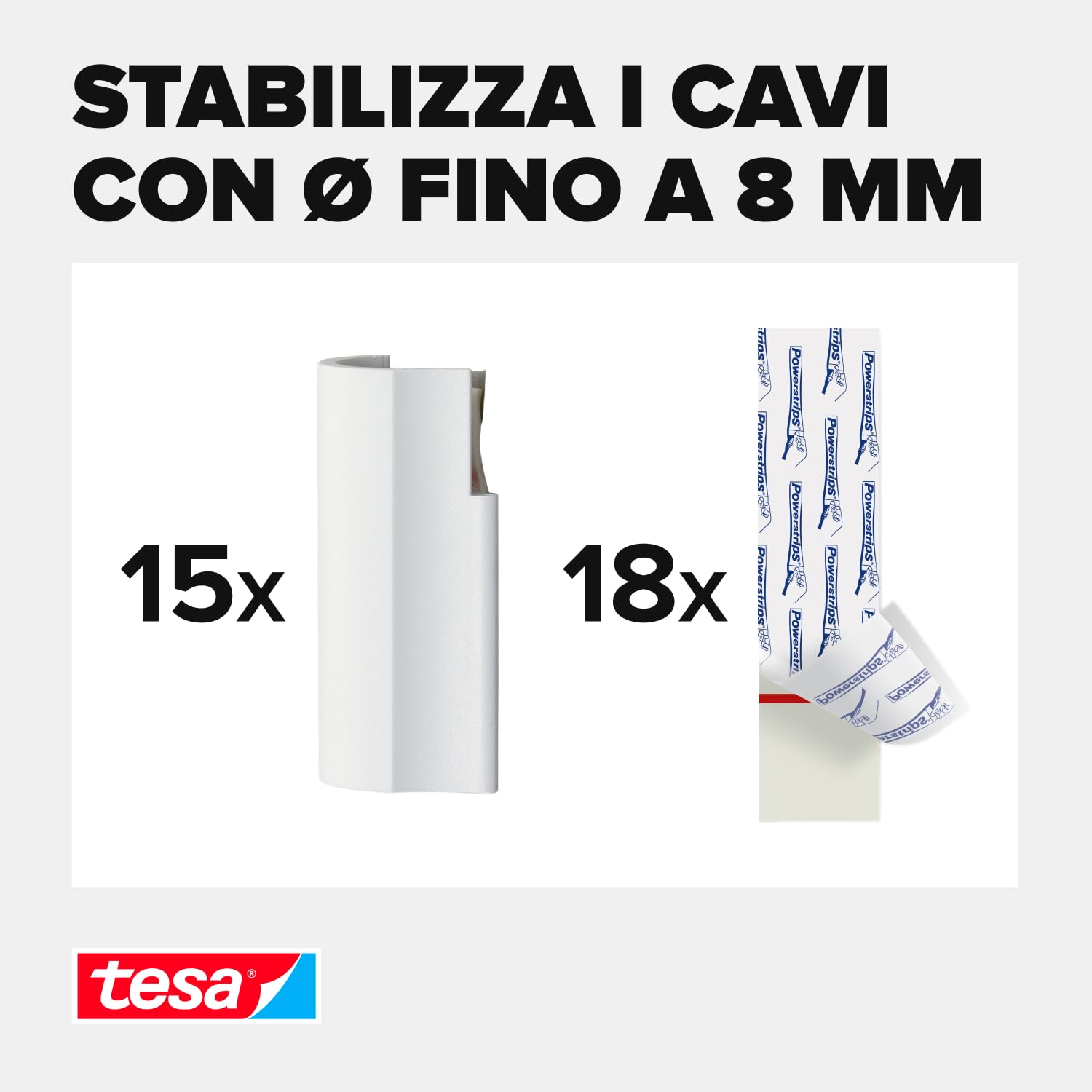 FERMACAVI E FERMATUBI IN ALLUMINIO - FISSAGGIO A VITE - Fastpoint