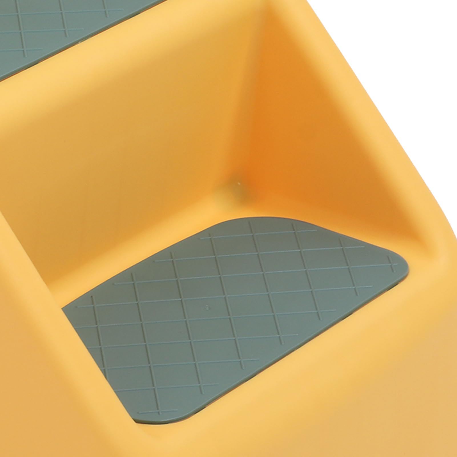 Taburete para Inodoro con Lavabo, Taburete Plegable para Niños Pequeños, Antideslizante, 3 en 1, para Baño de bebé (Yellow)