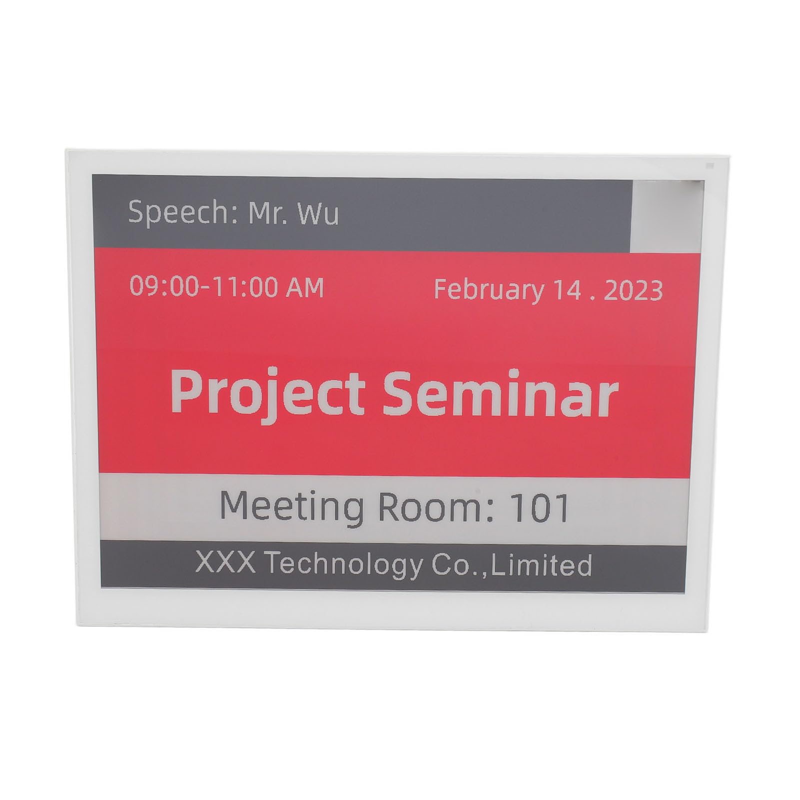 13.3inch E Paper Display,3 Color E-Ink Screen,Editable Bluetooth Electronic Screen Price Tag Label,Built in 4000mAh Battery,for Library Warehouse Supermarket