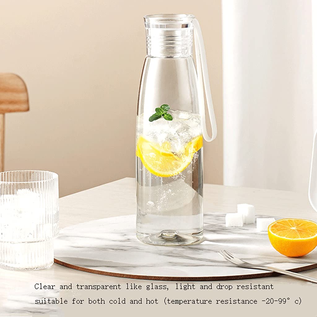 BPA -Frree-Wasserflasche für Büros und Fitnessstudios breiter Mund leicht, um Wiederverwendbare Wasserflasche mit großer Kapazität zu tragen (Color : Grau)