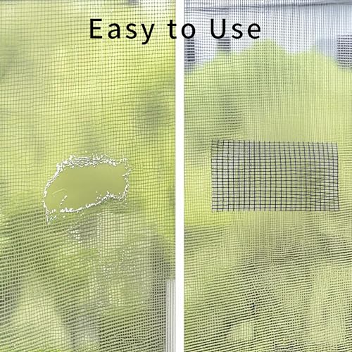 FloraVigo fliegengitter reparatur set, Fliegennetz, selbstklebendes Fliegengitter-Reparaturband, Klebeband, Fliegennetz, starke Haftung, wasserdicht, langlebig, 5 cm x 2 mr (Grau)
