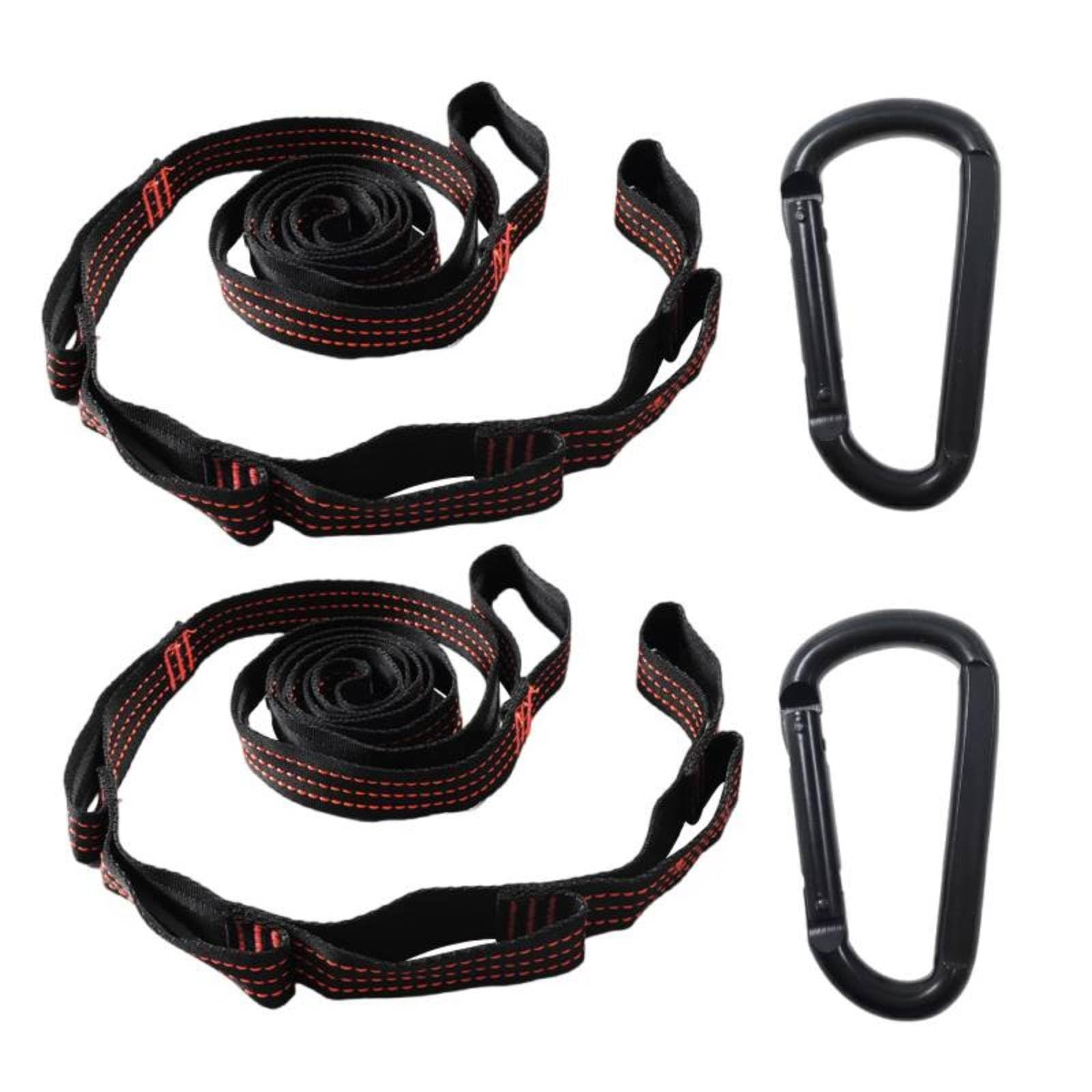 Adjustable Sling Support Strap Quick Install Sling Hanging Straps Extra Long Looped Strap Strap for Camping, Org 2PCS No8 Blk | Sporting Goods | Outdoor Sports | Camping & Hiking-image-33