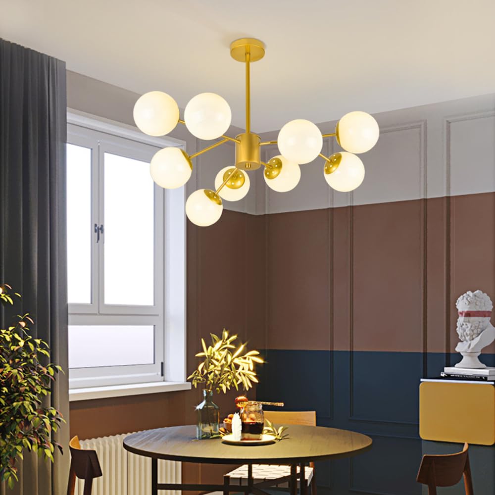 Lustre moderne réglable en hauteur pour corriger un manque de lumière