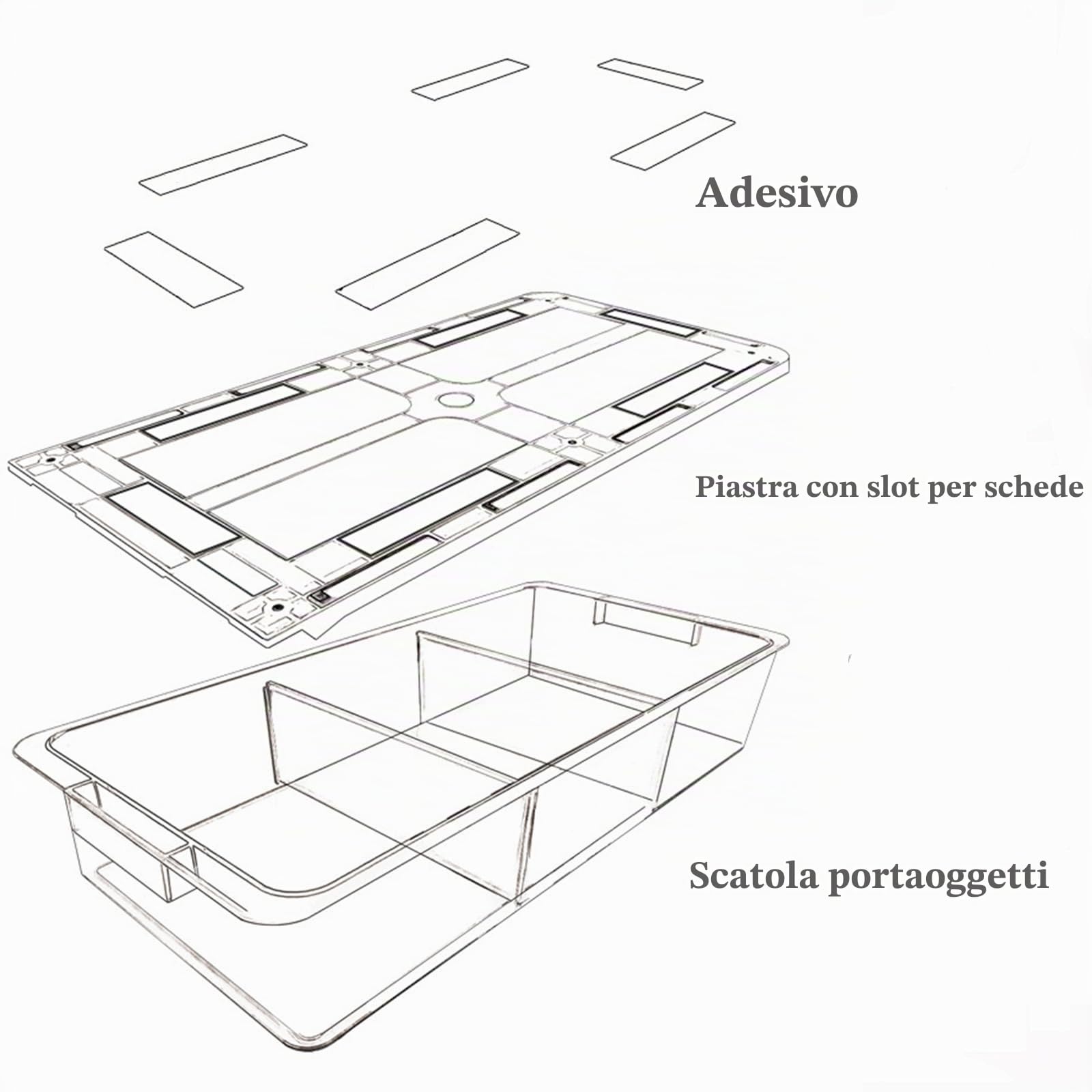 Organizer Cassetti Armadio, Estraibile Salvaspazio, Cassetto Regolabili