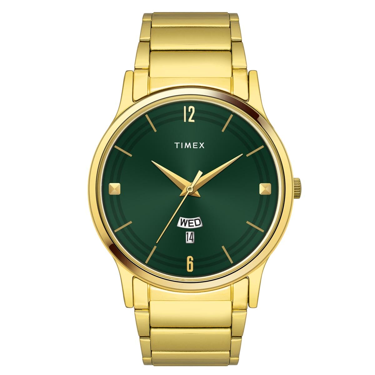 TIMEX Men Green Round Dial Analog Stainless Steel Band Watch - TW000R462 (B0D95W71T6) Amazon Price History, Amazon Price Tracker